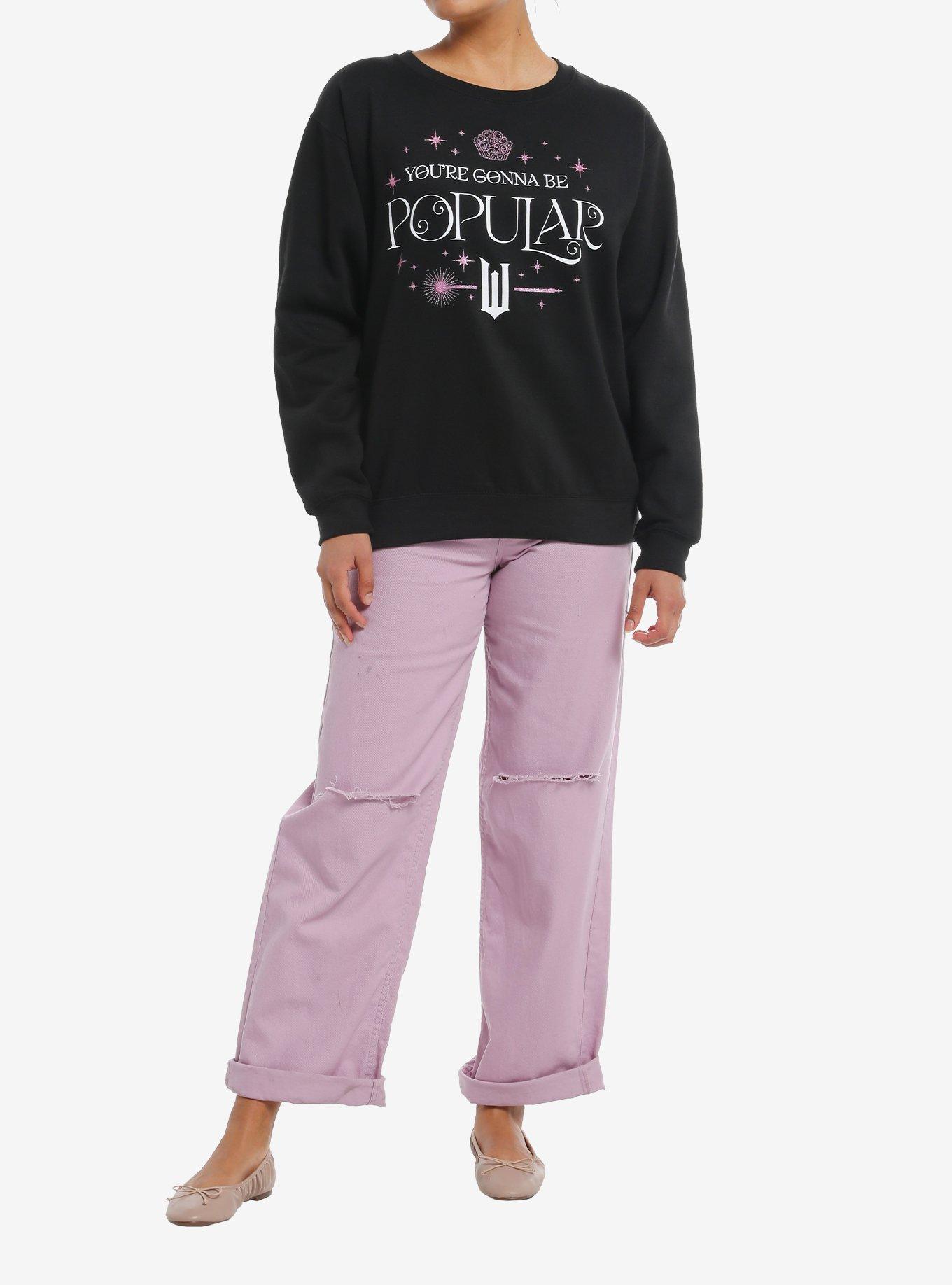 Wicked Popular Lyrics Girls Sweatshirt, , hi-res