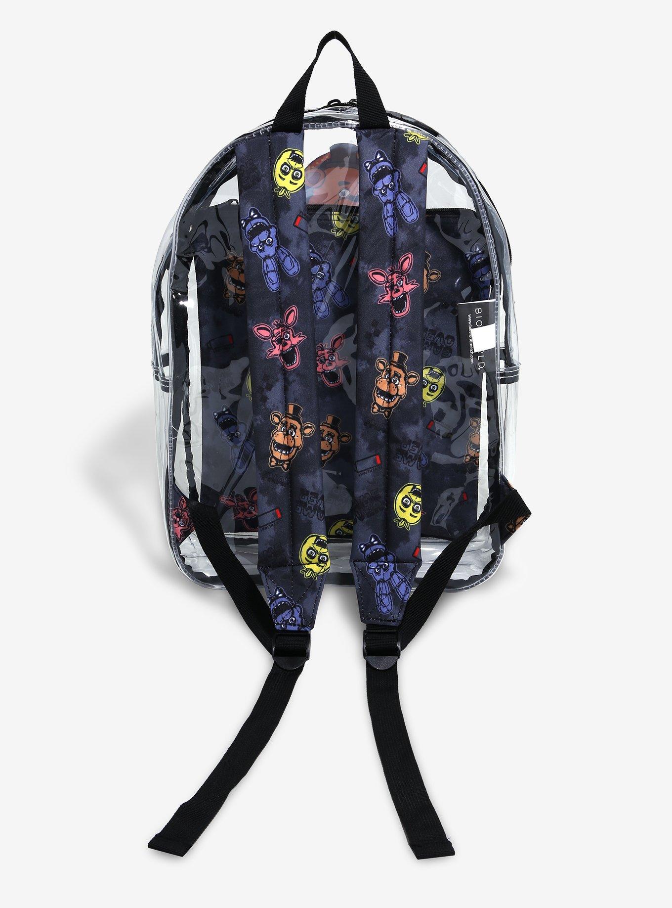 Five Nights At Freddy's Clear Backpack, , alternate