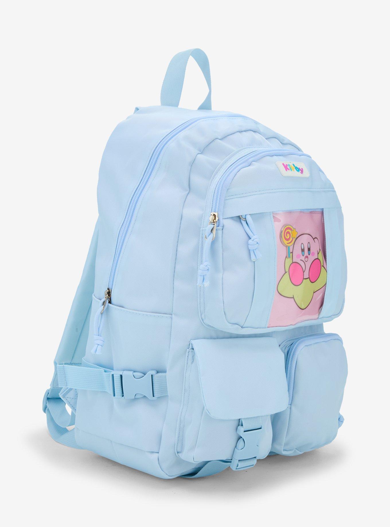 Kirby Pastel Blue Multi Pocket Backpack, , hi-res