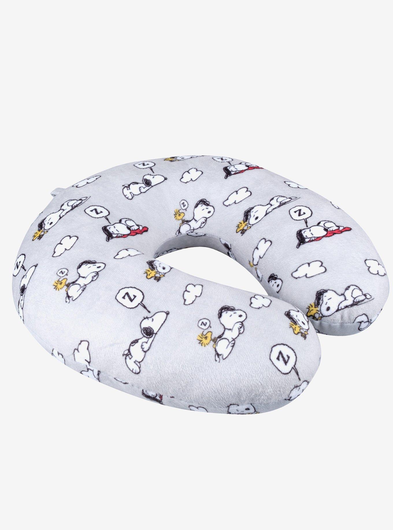 FUL Peanuts Snoopy and Woodstock Clouds Travel Neck Pillow, , hi-res