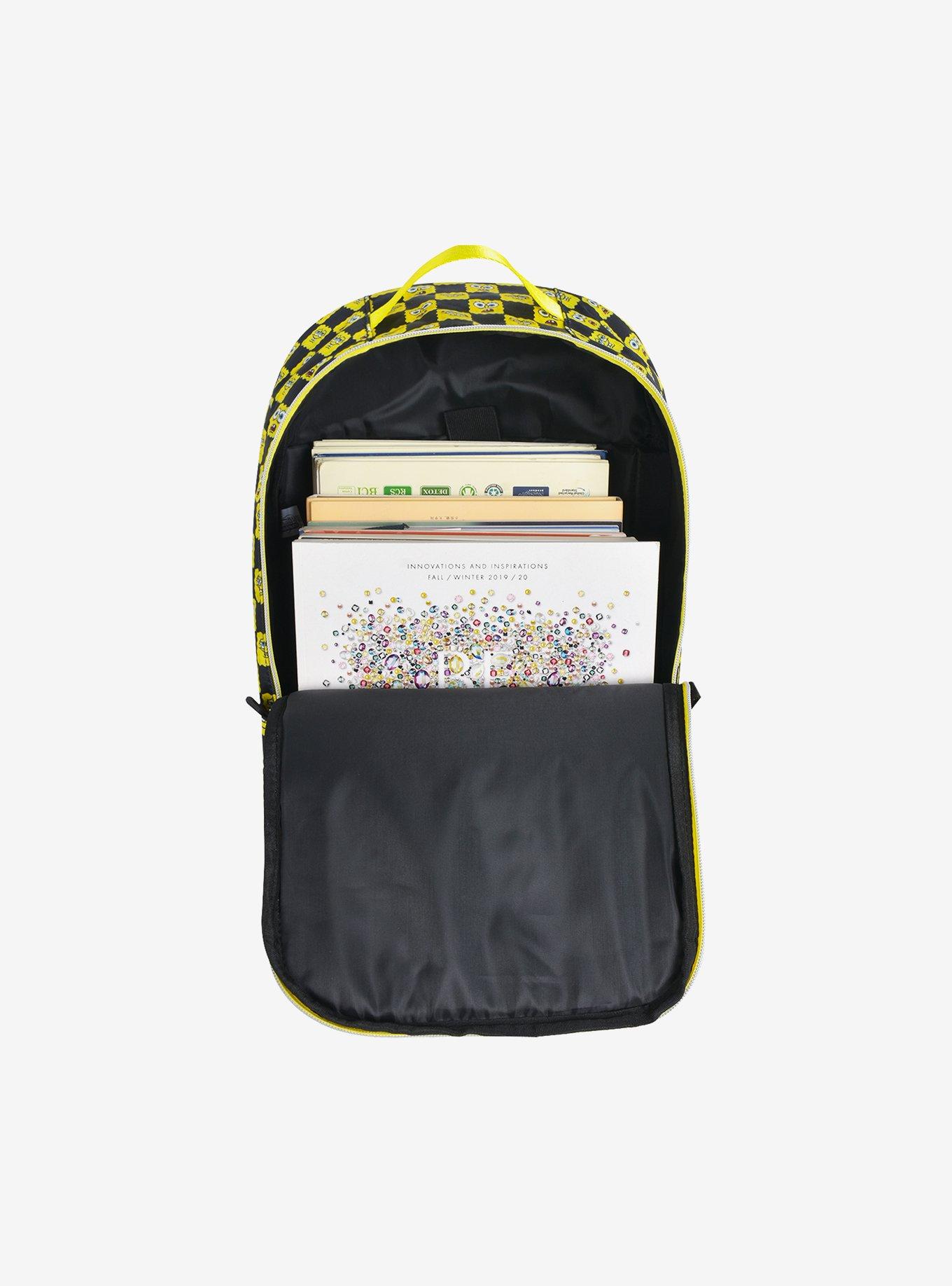 FUL SpongeBob SquarePants Checkered Big Face Backpack, , alternate