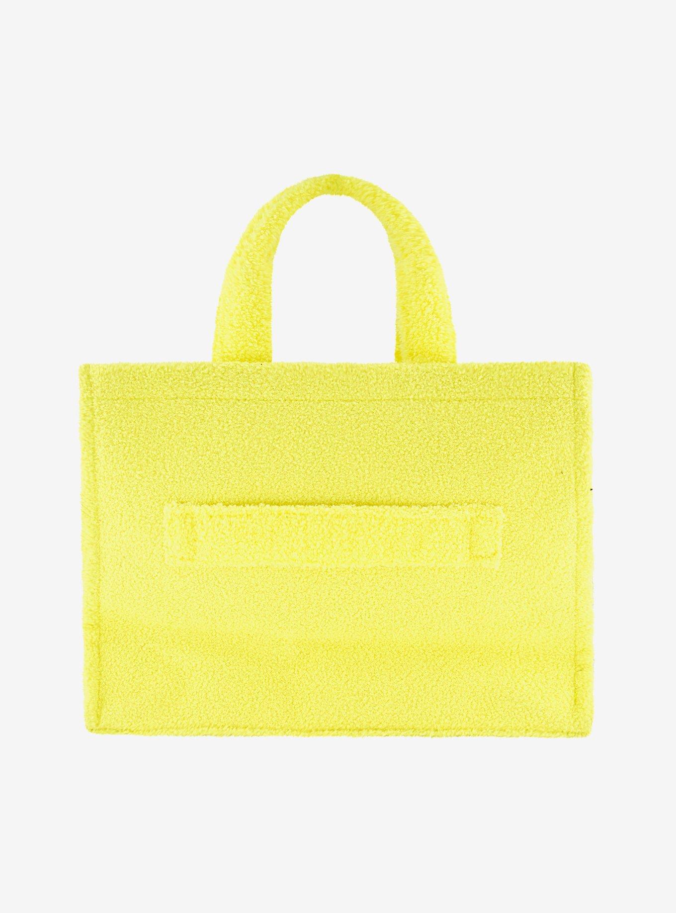 FUL SpongeBob SquarePants Yellow Travel Sherpa Tote with Trolley Strap, , alternate