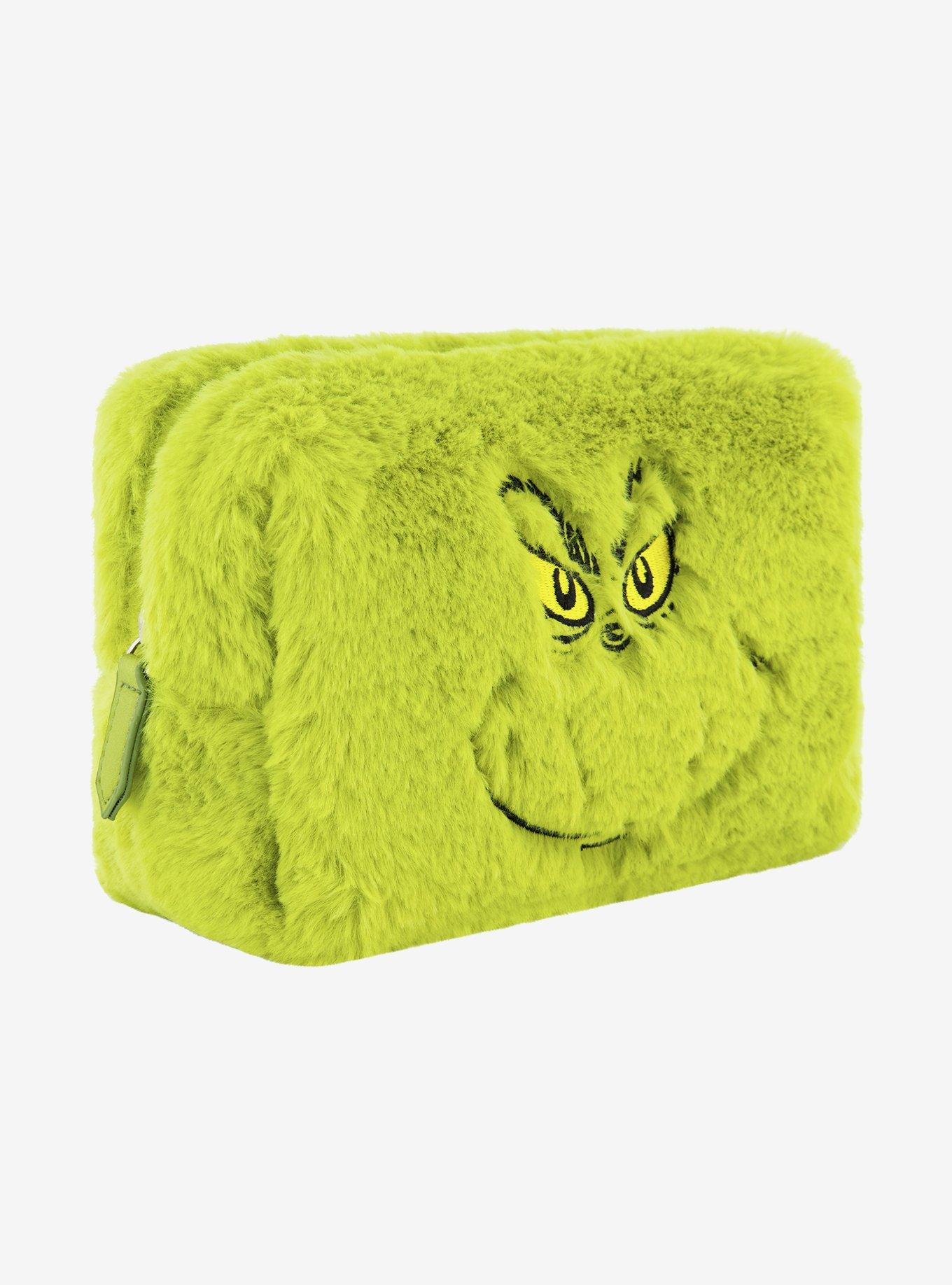 FUL The Grinch Face Plush Cosmetic Bag, , alternate