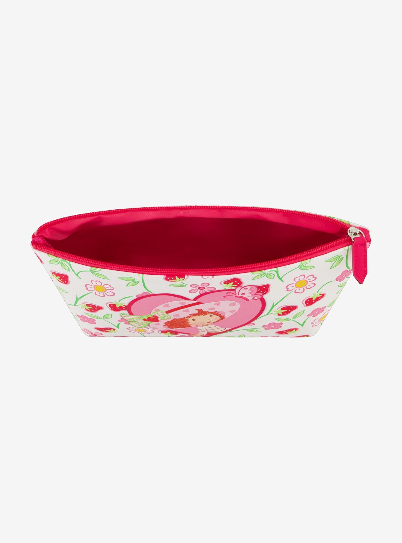 FUL Strawberry Shortcake Heart Trapezoid Cosmetic Bag, , alternate