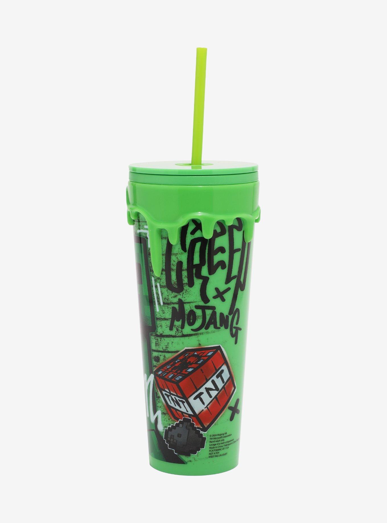 Minecraft Creeper Drippy Acrylic Travel Cup, , hi-res