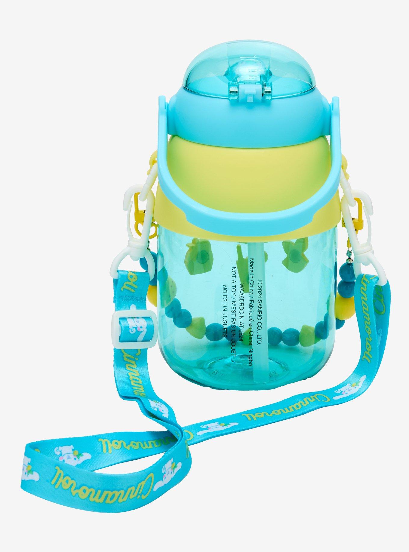 Sanrio Cinnamoroll Lemon Water Bottle with Strap, , alternate