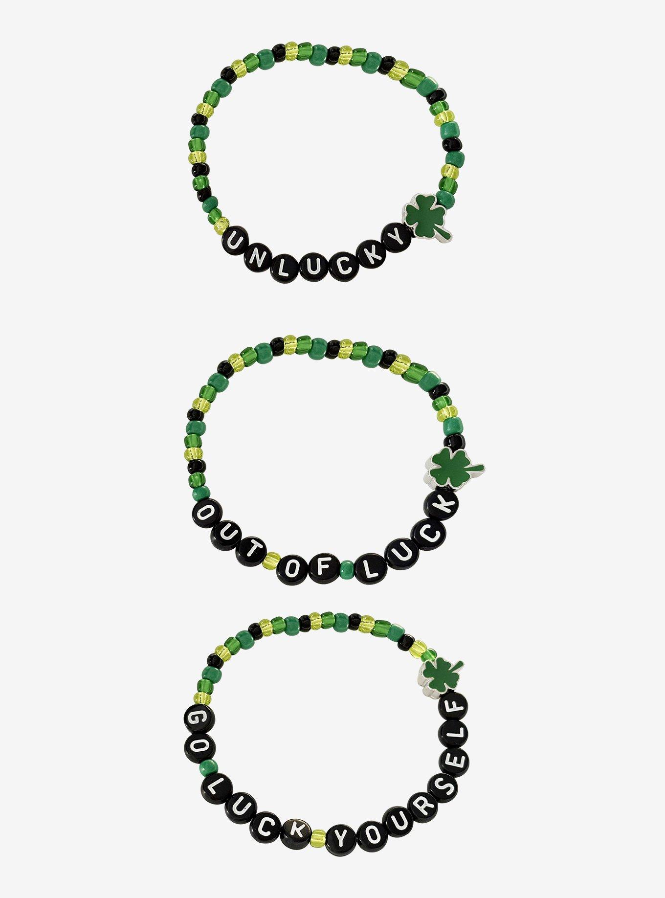 Unlucky Beaded Bracelet Set, , hi-res