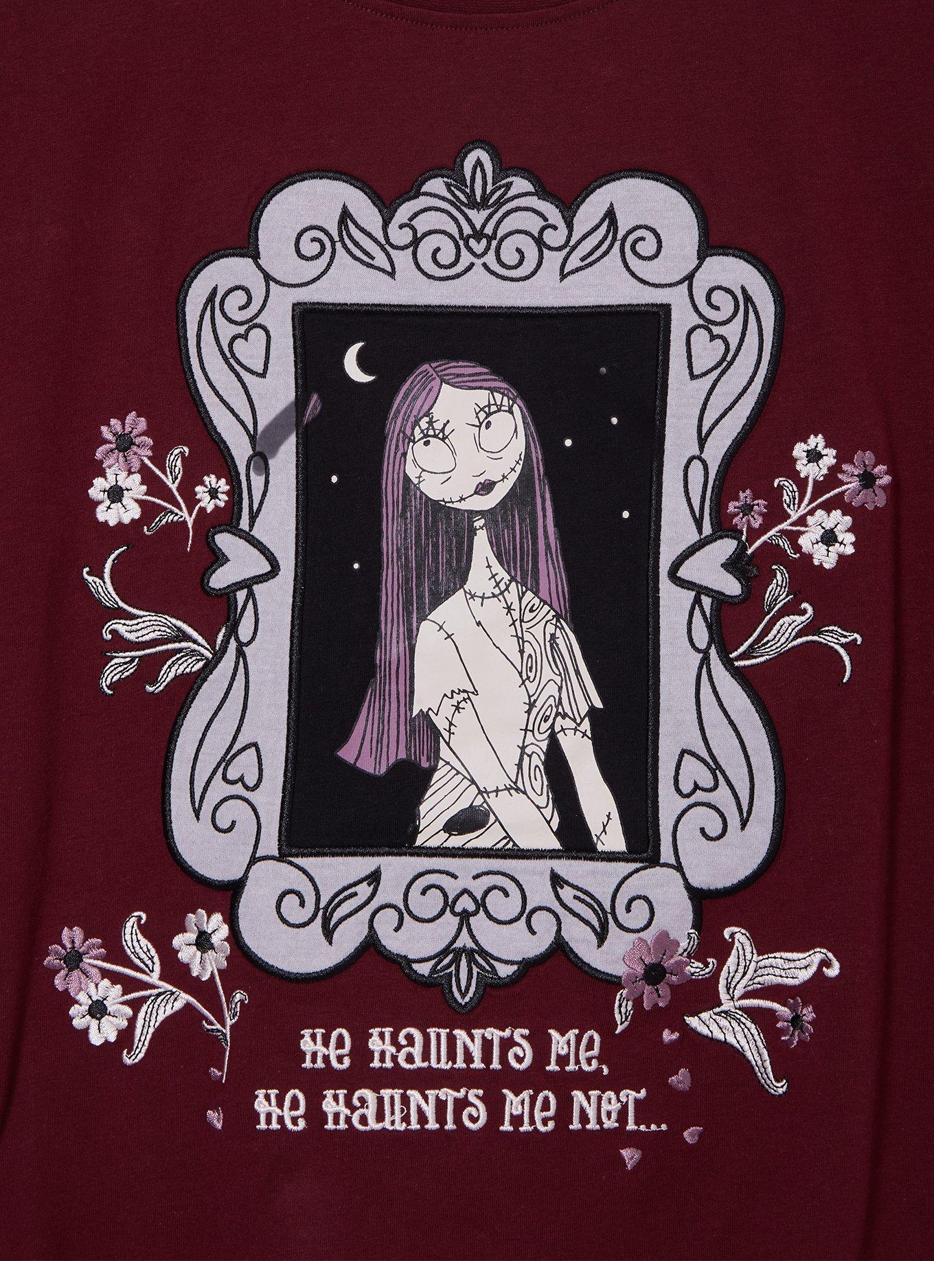 Disney The Nightmare Before Christmas Sally Frame Portrait Women's Cropped T-Shirt - BoxLunch Exclusive, MULTI, alternate