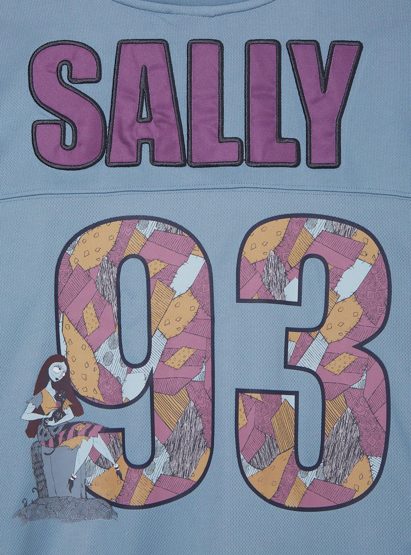 Disney The Nightmare Before Christmas Sally Women's Plus Cropped Football Jersey - BoxLunch Exclusive