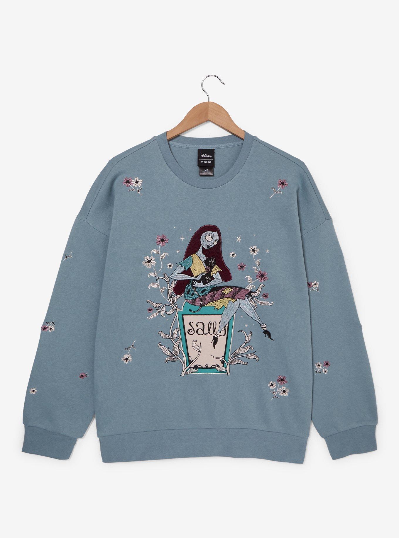 Disney The Nightmare Before Christmas Floral Sally Crewneck - BoxLunch Exclusive, , hi-res