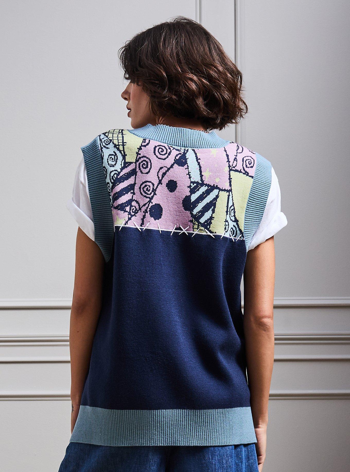 Disney The Nightmare Before Christmas Sally Icons Women's Sweater Vest - BoxLunch Exclusive, , hi-res