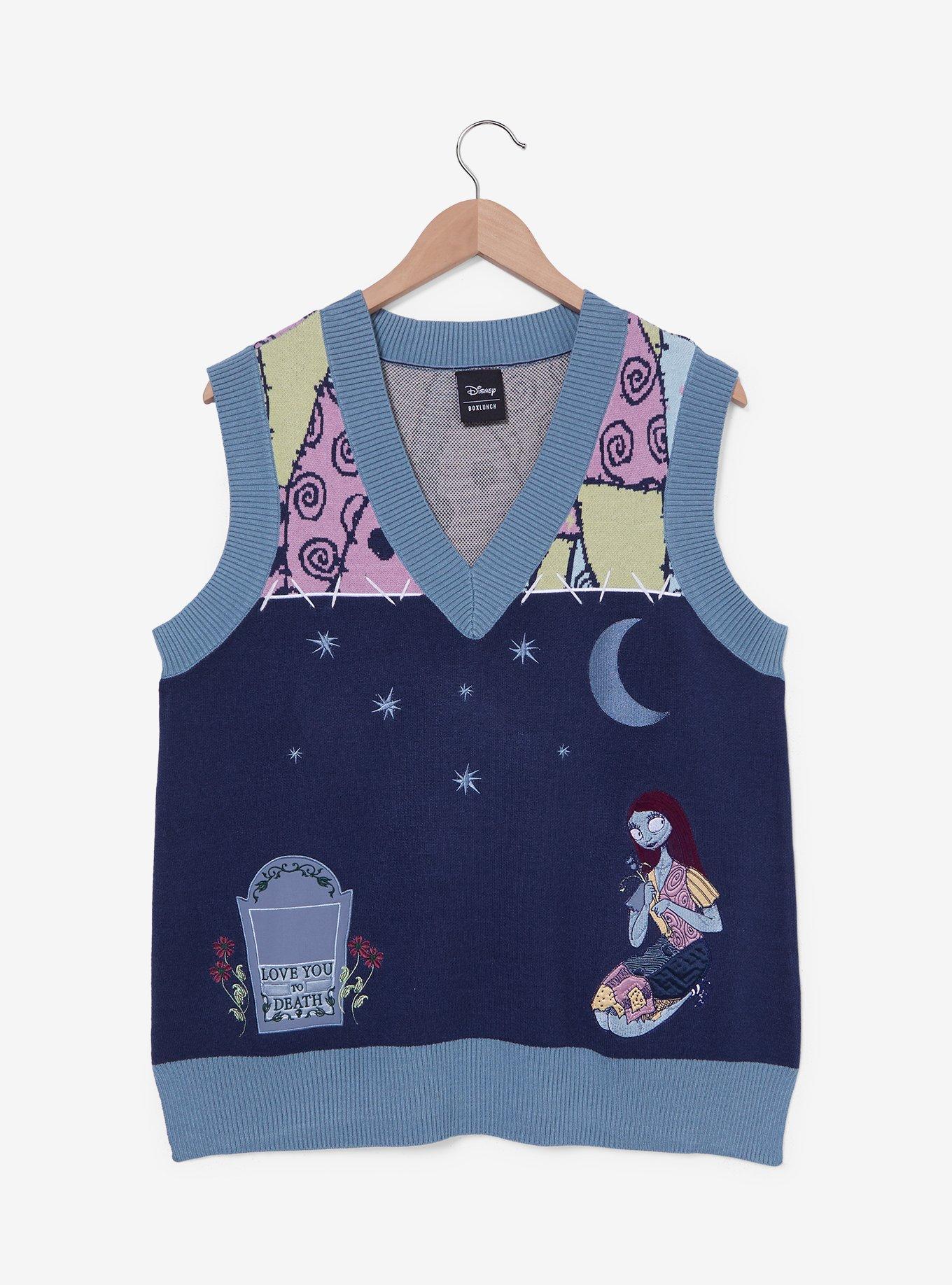 Disney The Nightmare Before Christmas Sally Icons Women's Sweater Vest - BoxLunch Exclusive, MULTI, alternate