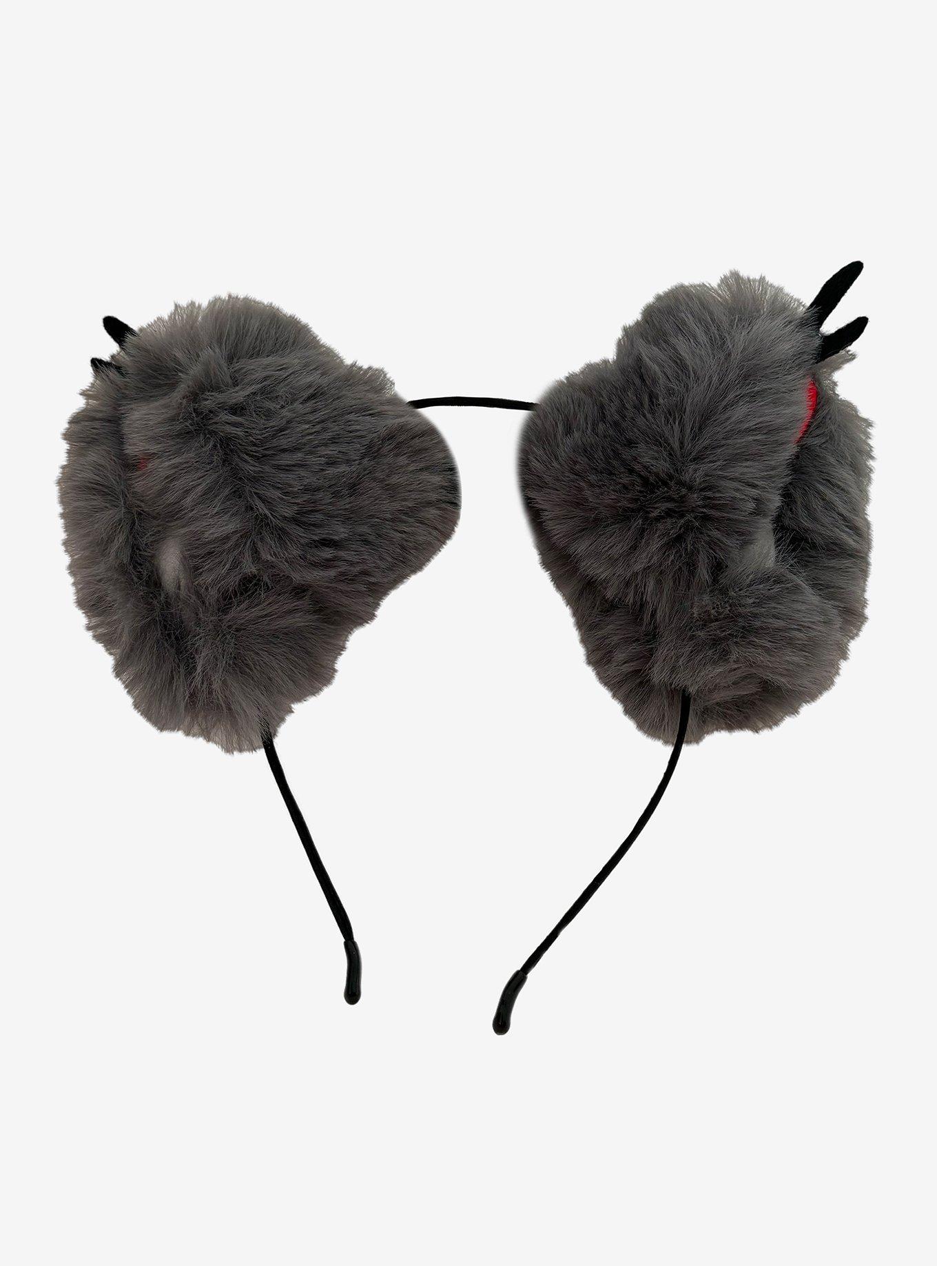 Hazbin Hotel Husk Fuzzy Ears Headband, , hi-res