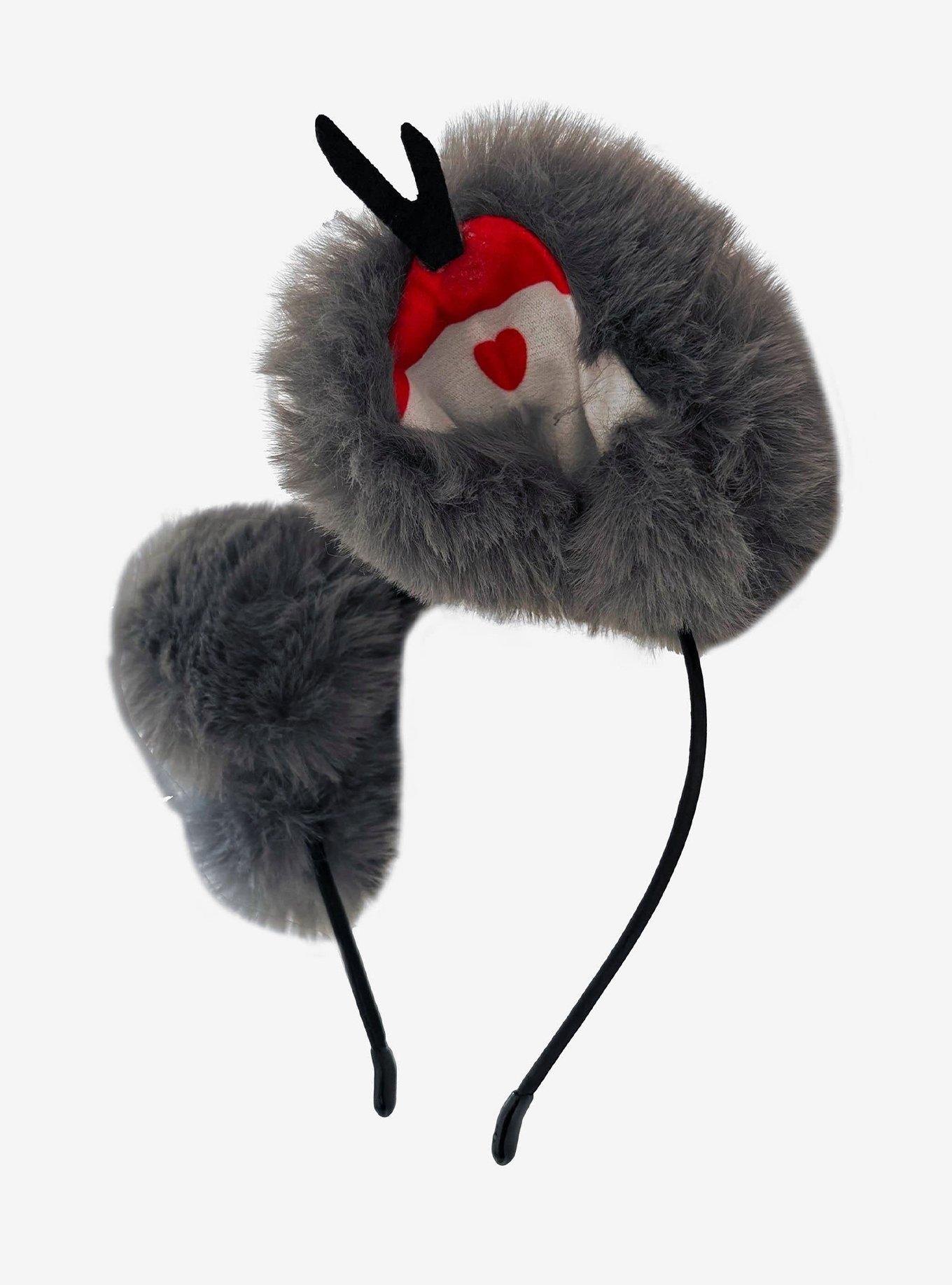 Hazbin Hotel Husk Fuzzy Ears Headband, , alternate