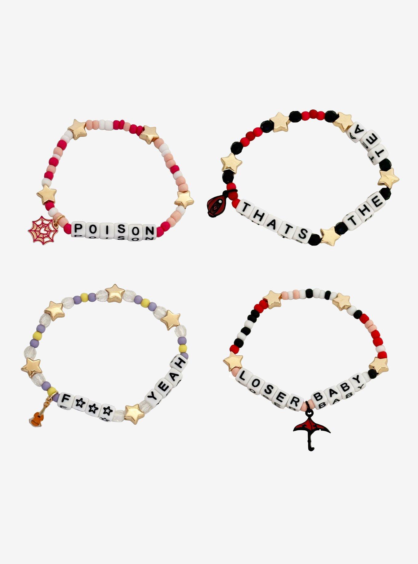 Hazbin Hotel Songs & Quotes Bead Bracelet Set, , hi-res