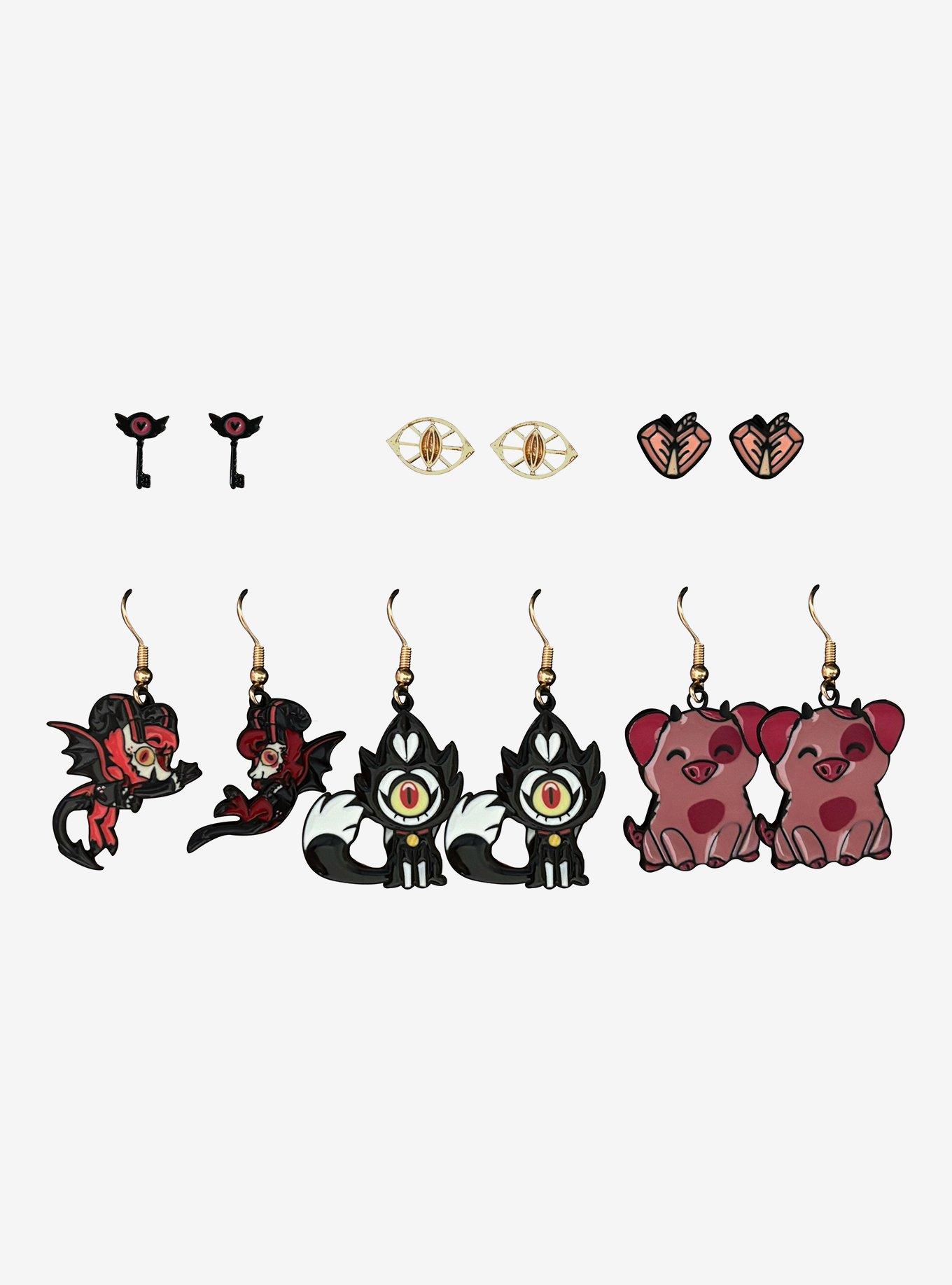 Hazbin Hotel Pets Earring Set, , alternate