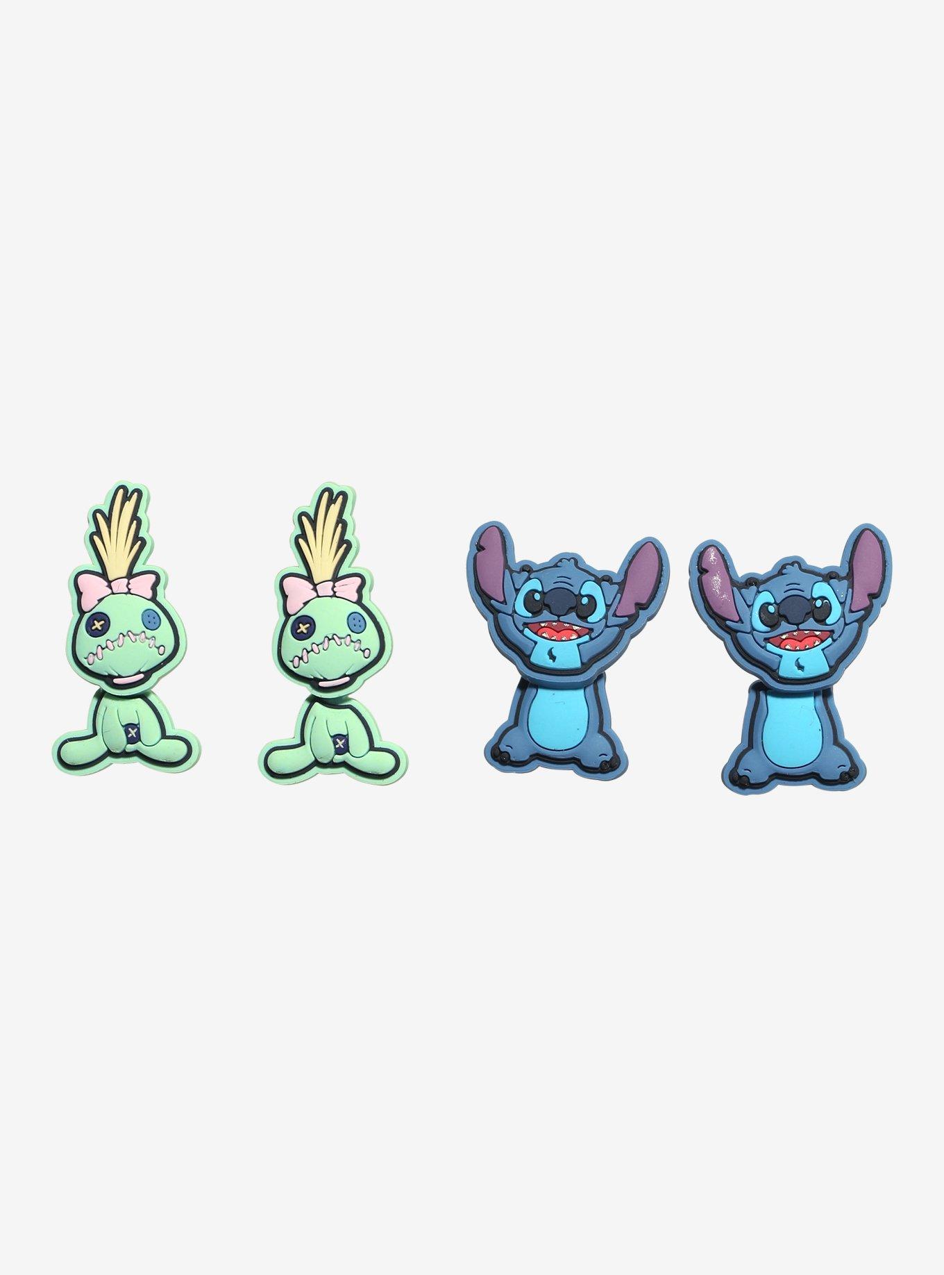 Disney Stitch Scrump Front/Back Earring Set, , hi-res