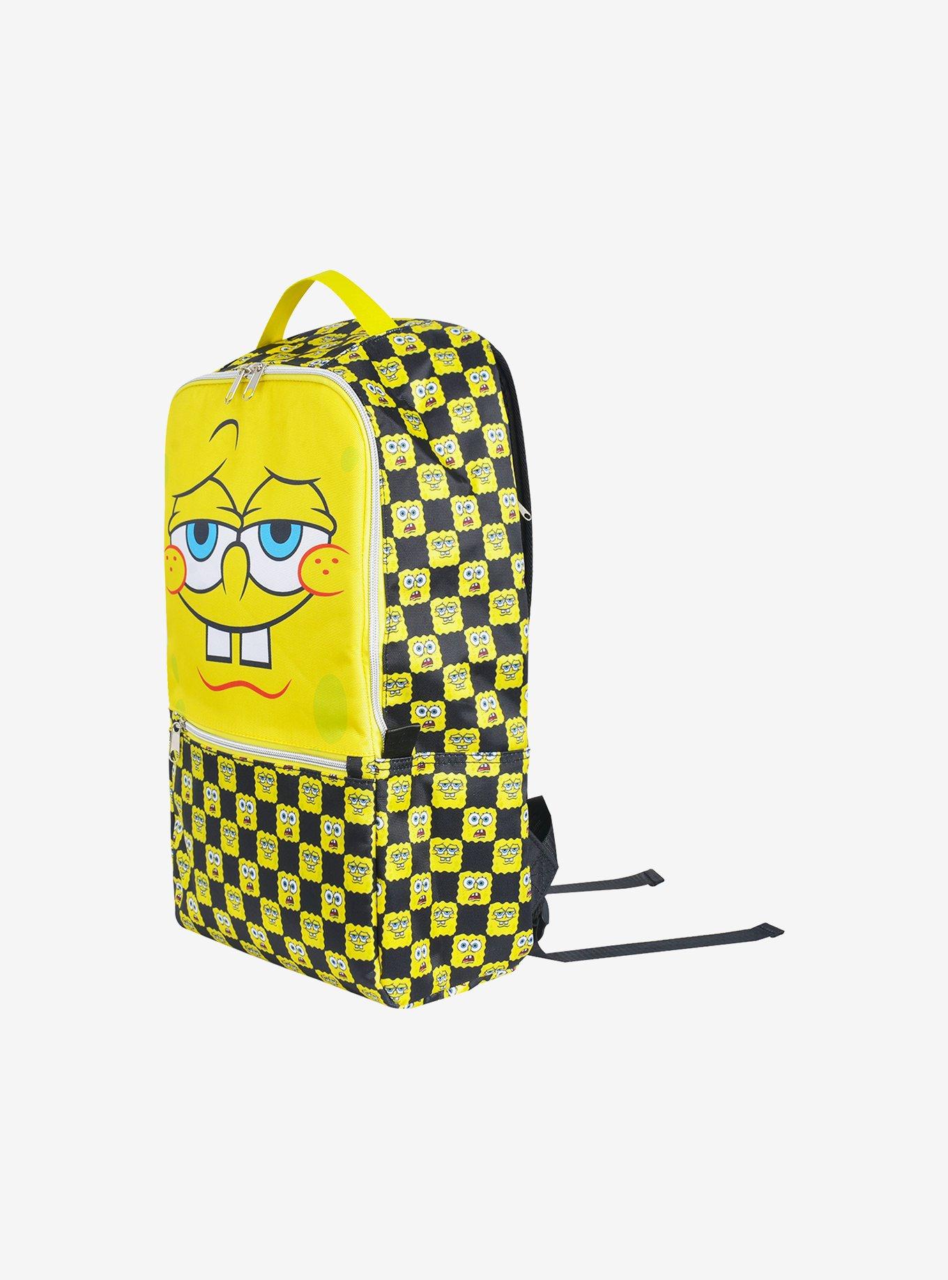 FUL SpongeBob SquarePants Checkered Big Face Backpack, , alternate