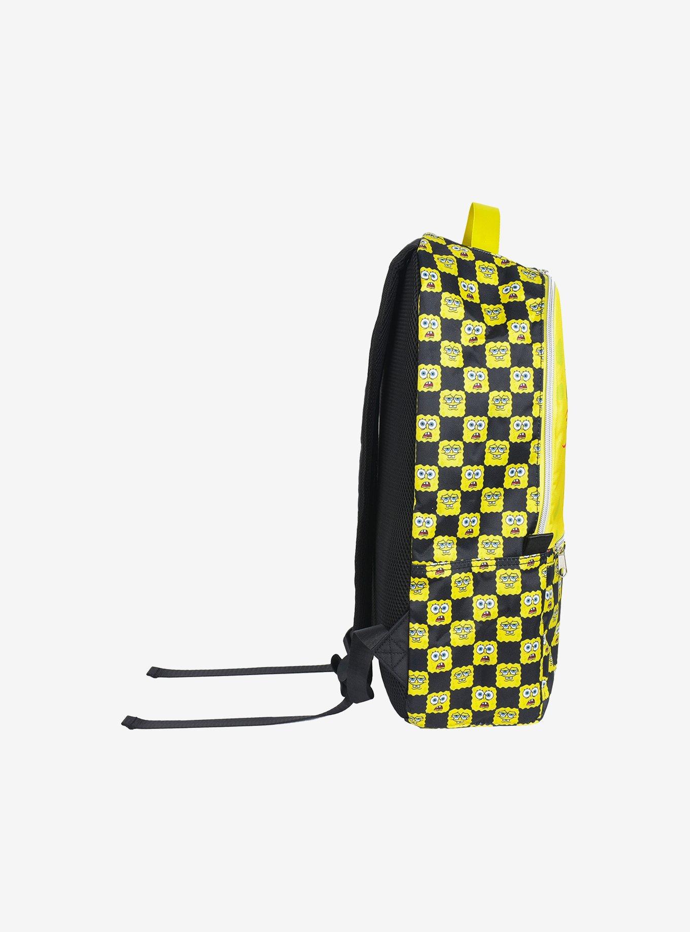 FUL SpongeBob SquarePants Checkered Big Face Backpack, , alternate