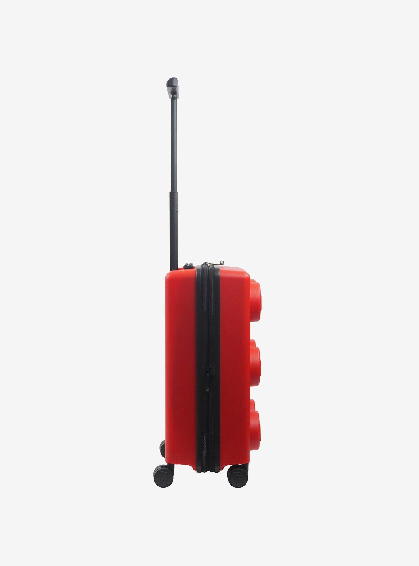FUL LEGO Signature Brick 2x3 Trolley Expandable Carry-On Luggage Red, , alternate