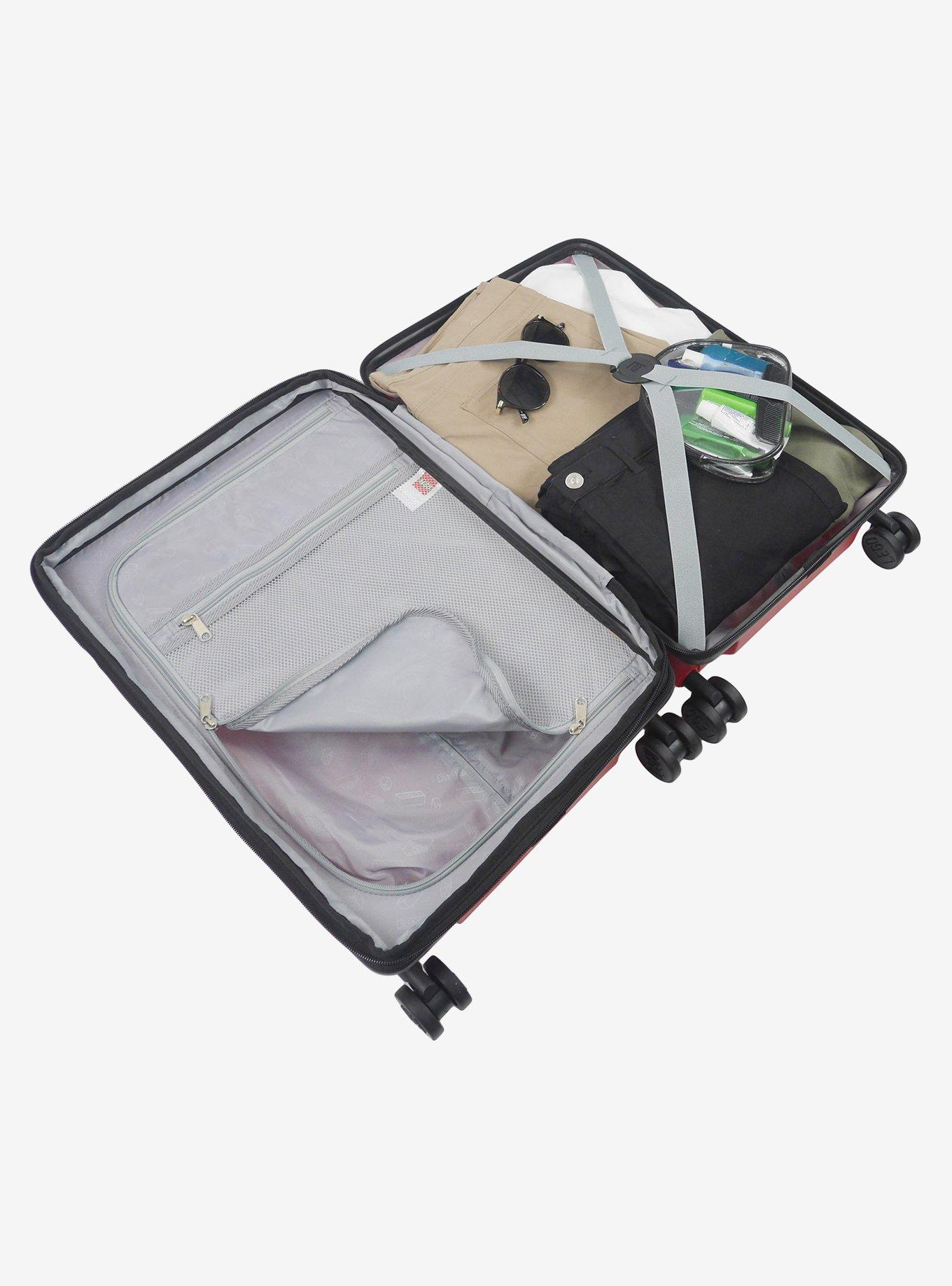 FUL LEGO Signature Brick 2x3 Trolley Expandable Carry-On Luggage Red, , alternate