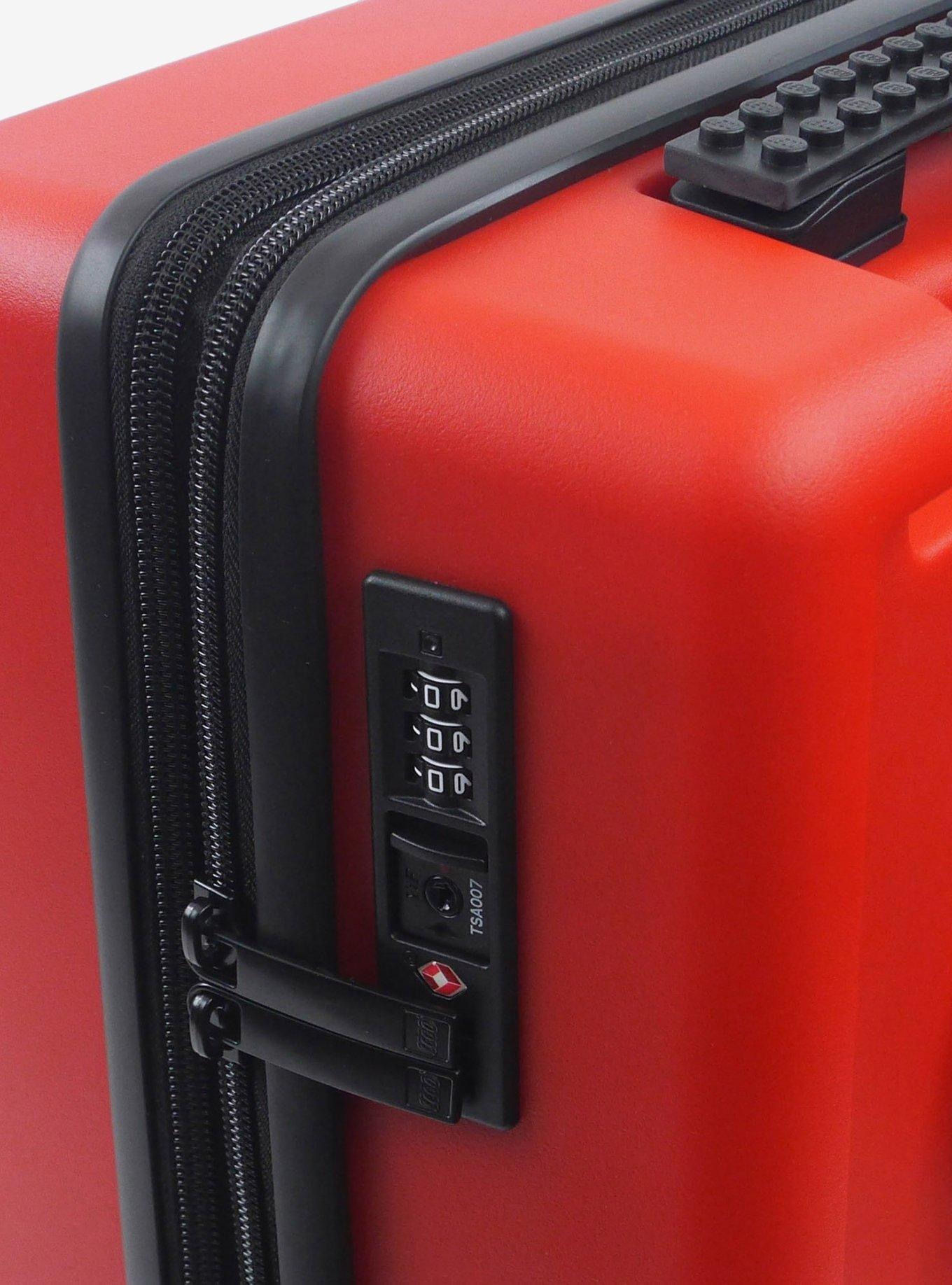 FUL LEGO Signature Brick 2x3 Trolley Expandable Carry-On Luggage Red, , alternate