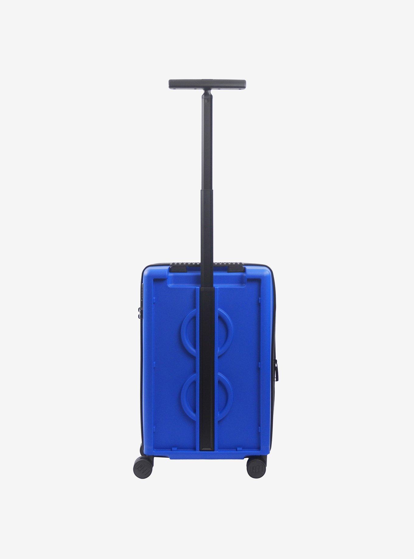FUL LEGO Signature Brick 2x3 Trolley Expandable Carry-On Luggage Blue, , alternate