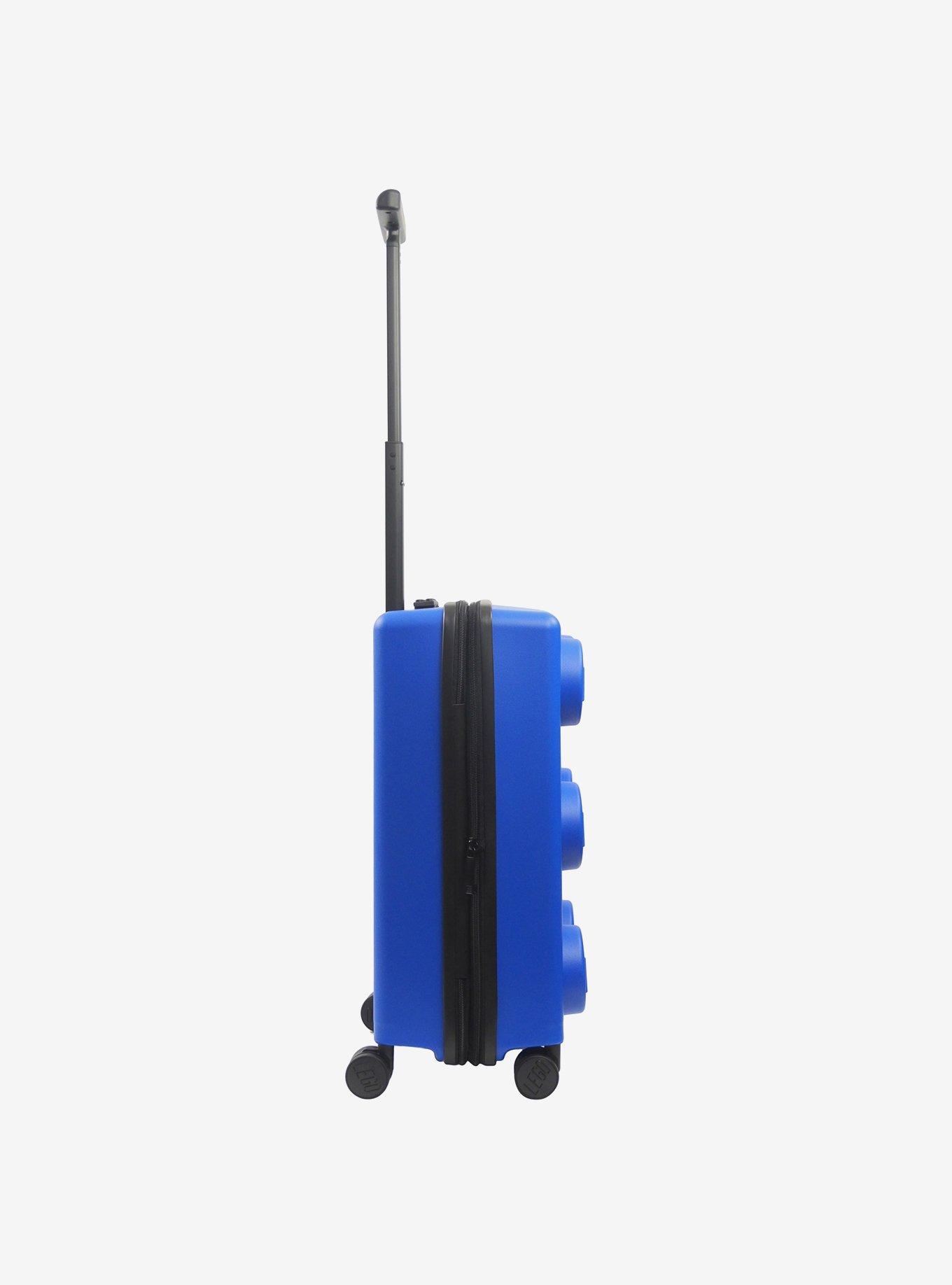 FUL LEGO Signature Brick 2x3 Trolley Expandable Carry-On Luggage Blue, , alternate