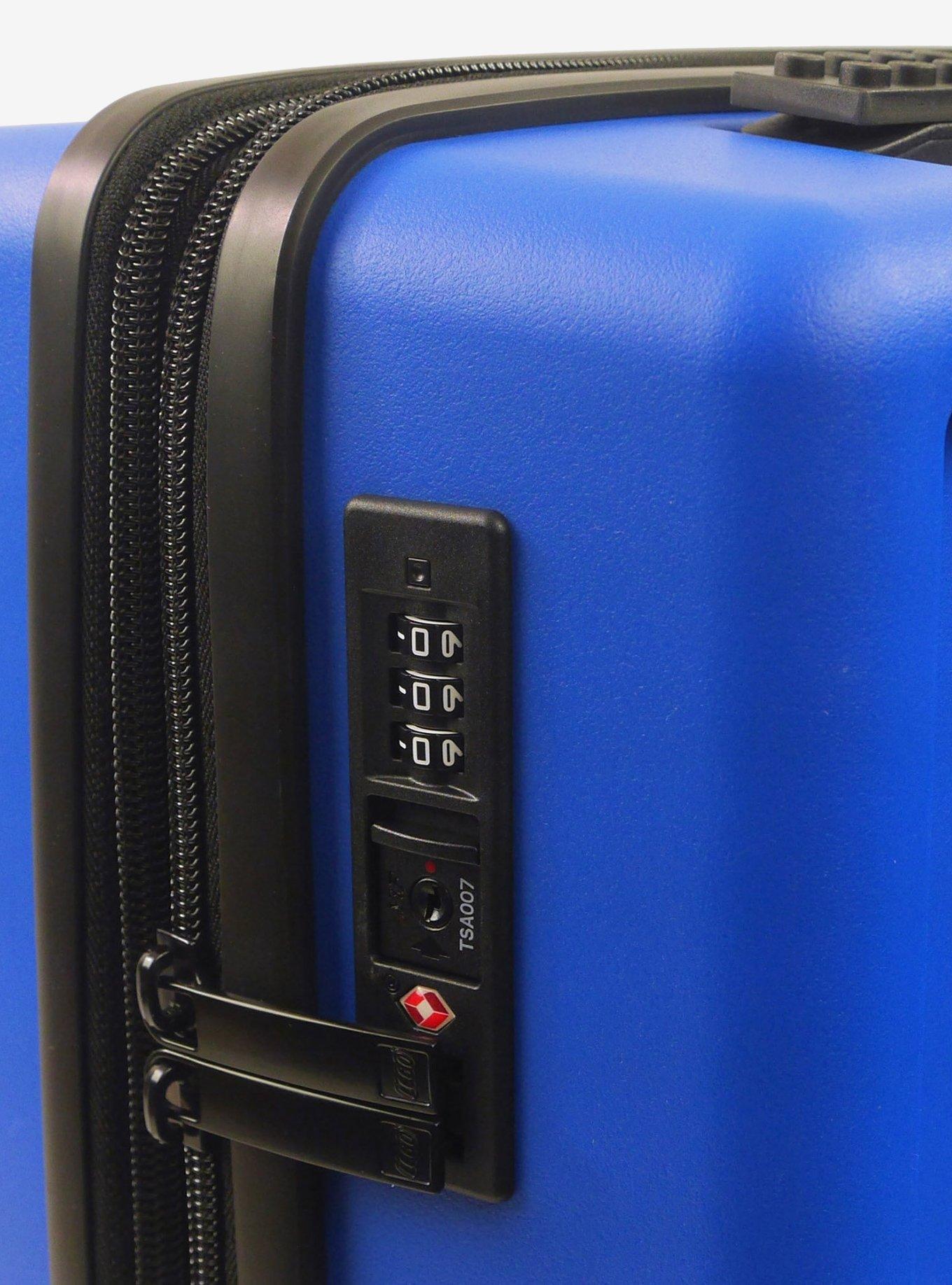 FUL LEGO Signature Brick 2x3 Trolley Expandable Carry-On Luggage Blue, , alternate
