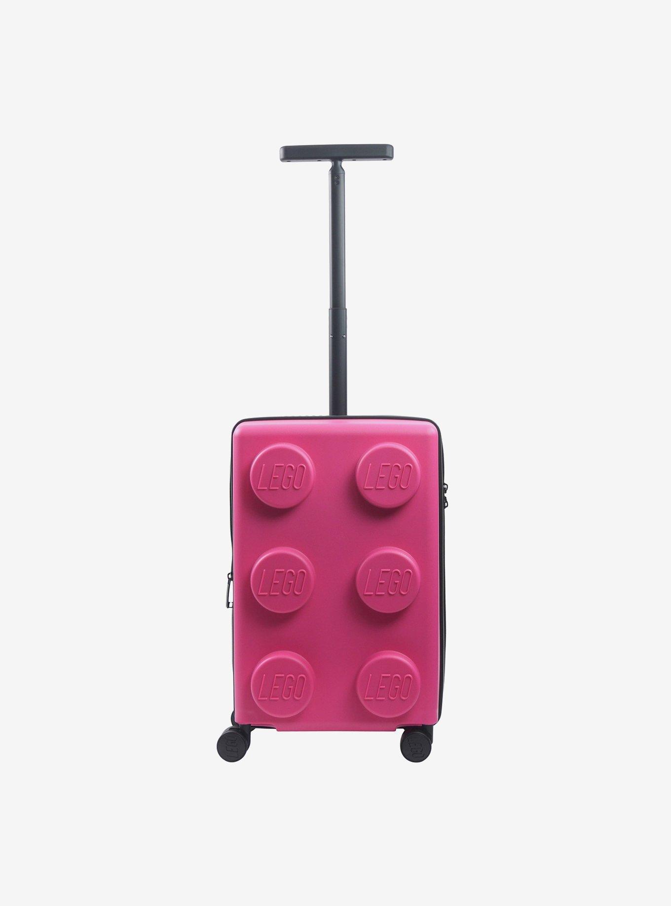 FUL LEGO Signature Brick 2x3 Trolley Expandable Carry-On Luggage Pink, , hi-res