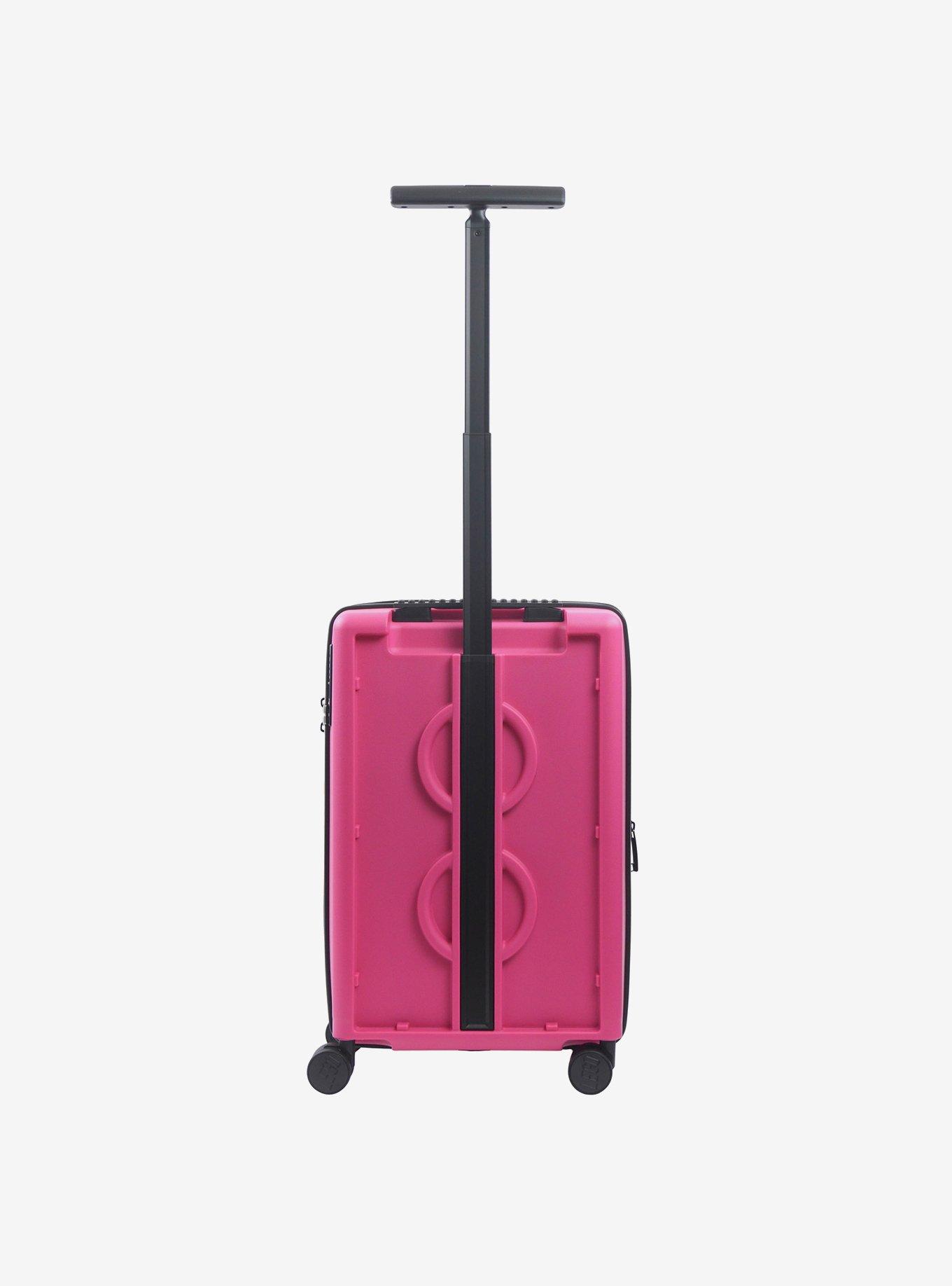 FUL LEGO Signature Brick 2x3 Trolley Expandable Carry-On Luggage Pink, , alternate