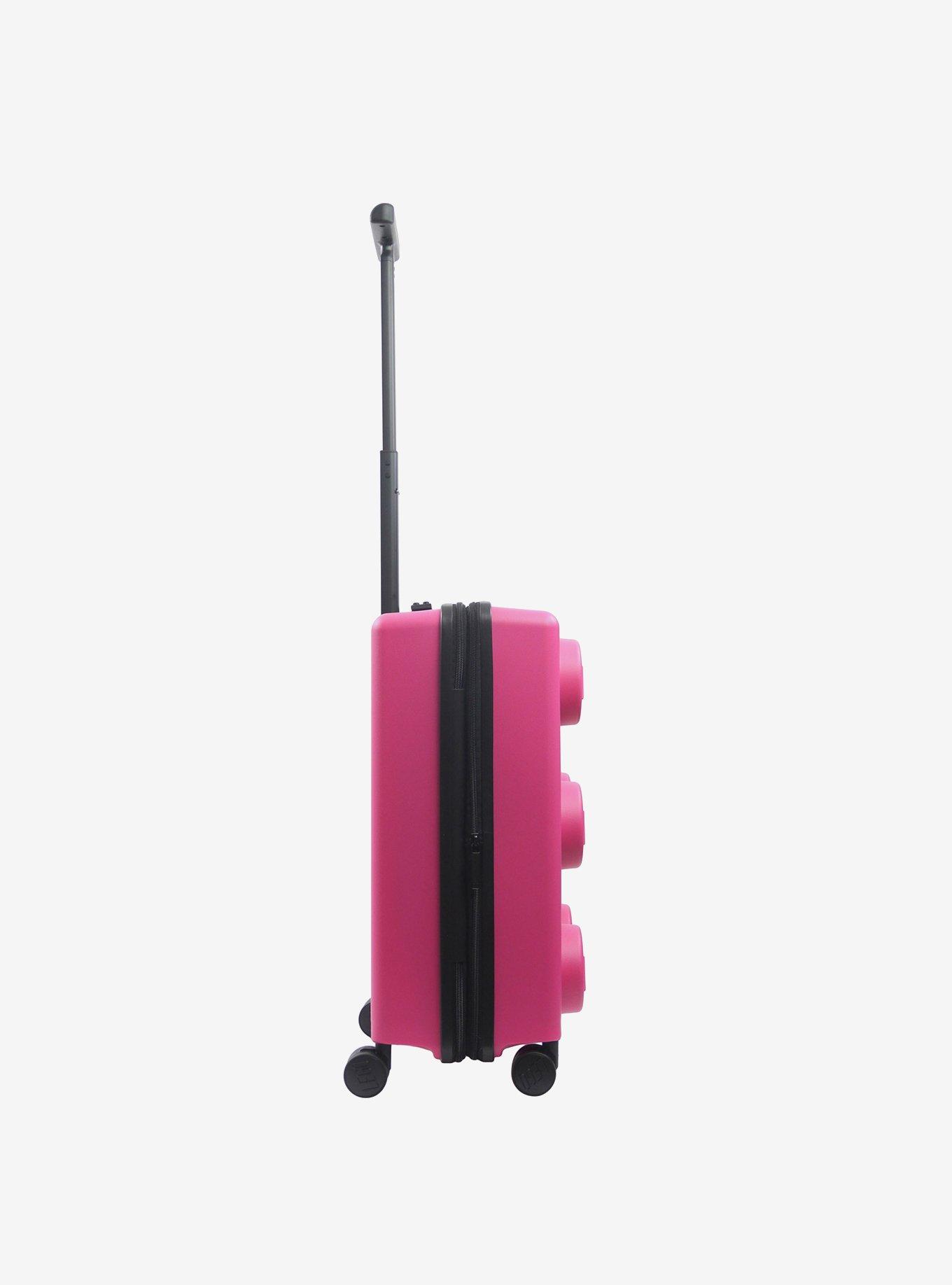 FUL LEGO Signature Brick 2x3 Trolley Expandable Carry-On Luggage Pink, , alternate