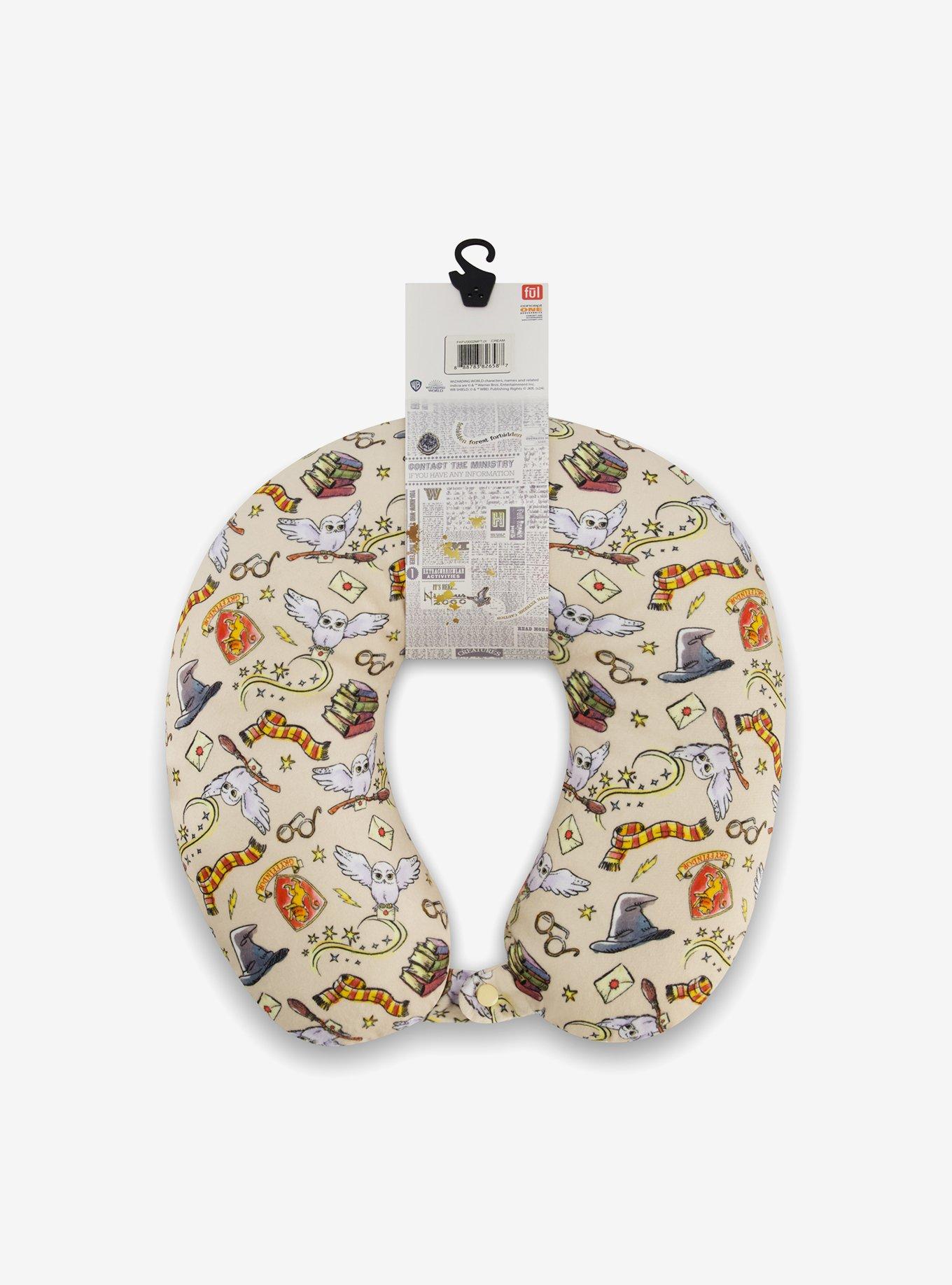 FUL Harry Potter All Over Print Travel Neck Pillow, , alternate