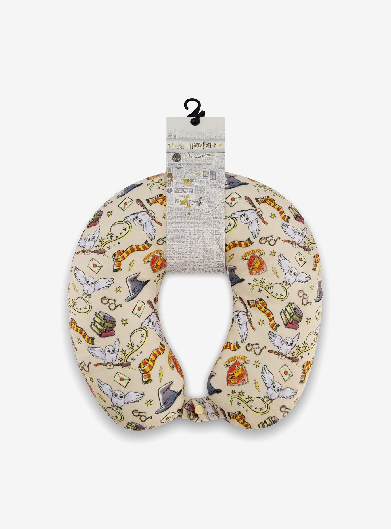 FUL Harry Potter All Over Print Travel Neck Pillow, , alternate