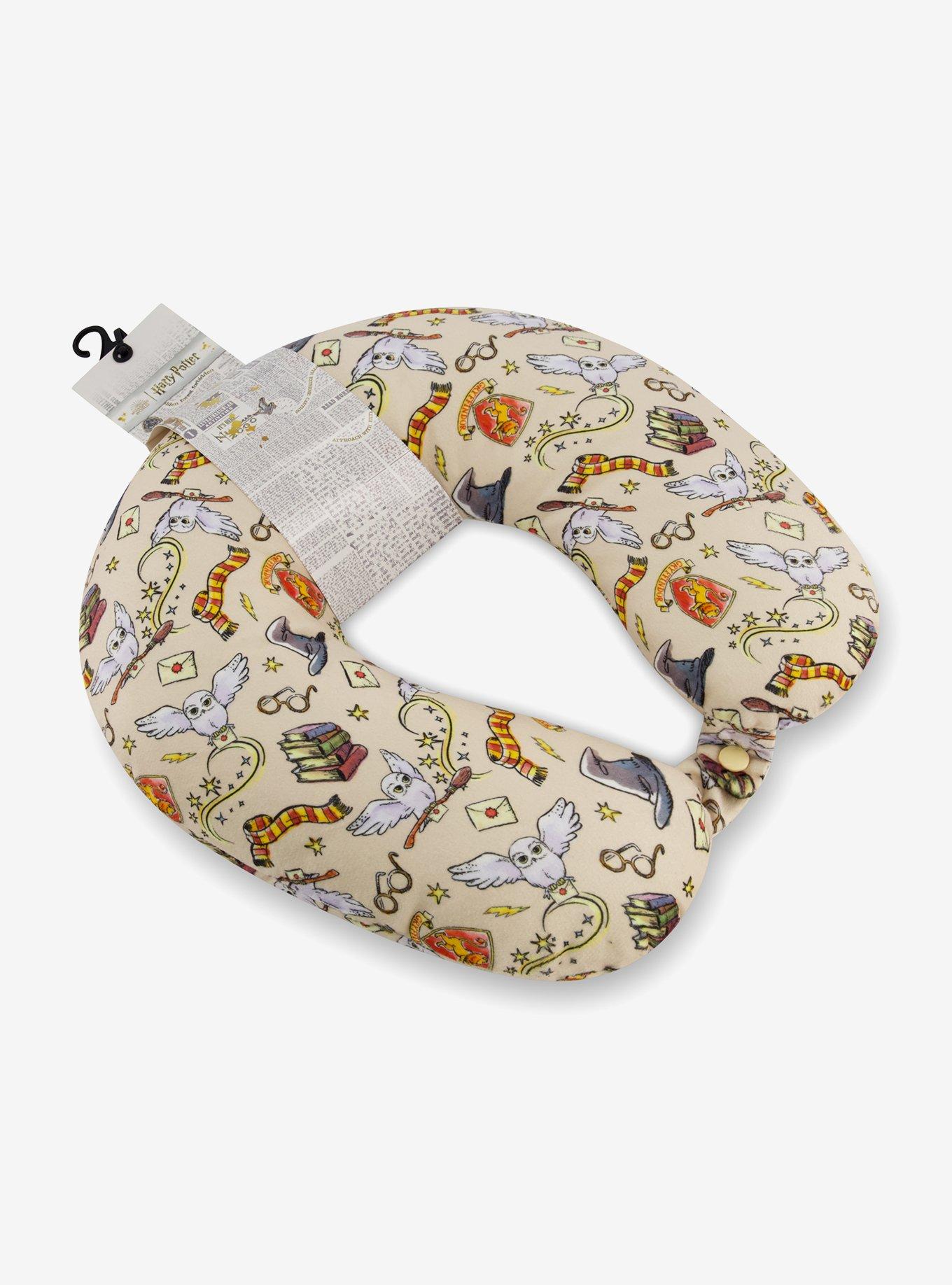 FUL Harry Potter All Over Print Travel Neck Pillow, , alternate