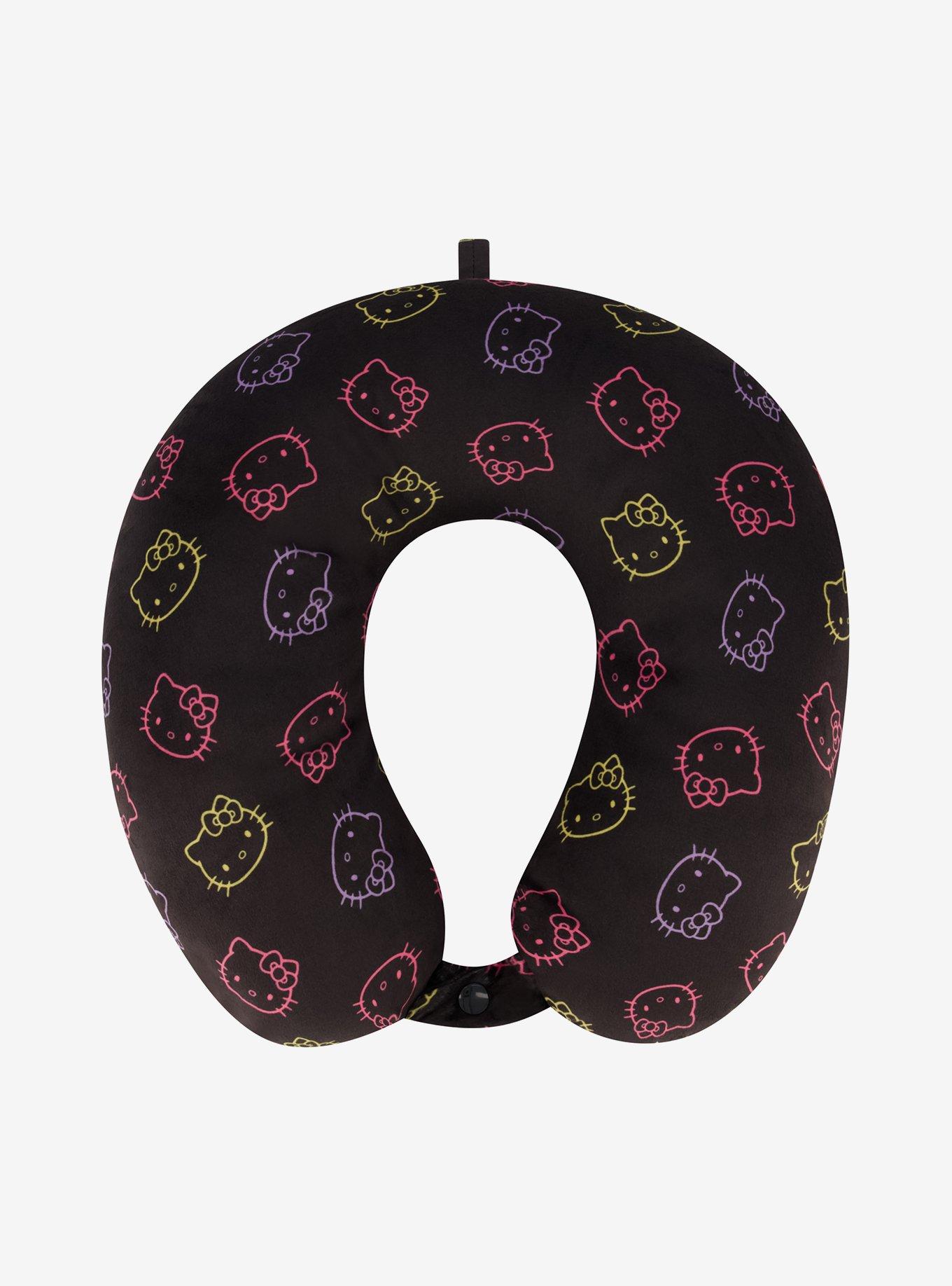 FUL Hello Kitty Face Outline Travel Neck Pillow, , hi-res