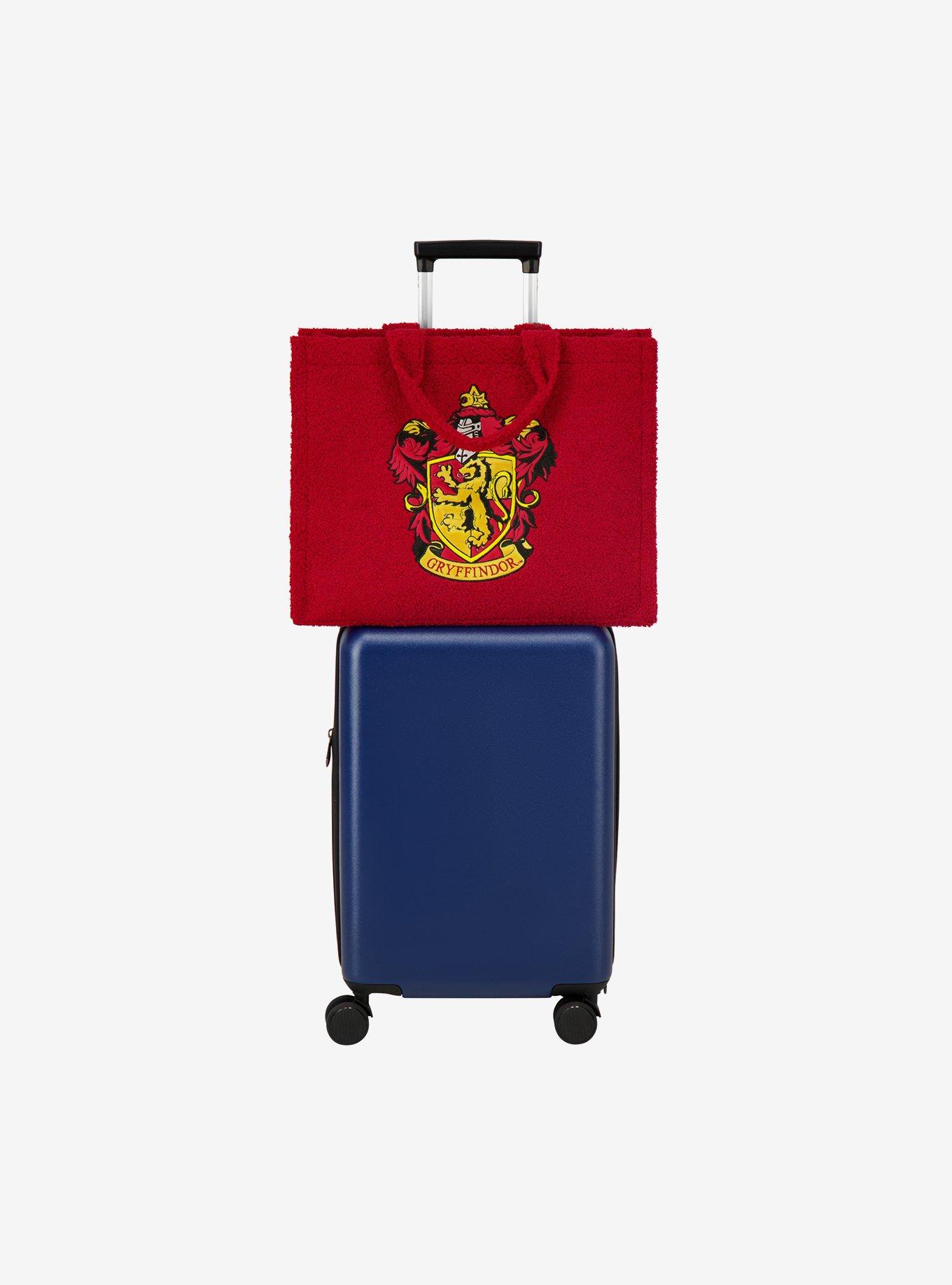 FUL Harry Potter Gryffindor Crest Sherpa Travel Tote with Trolley Strap, , alternate