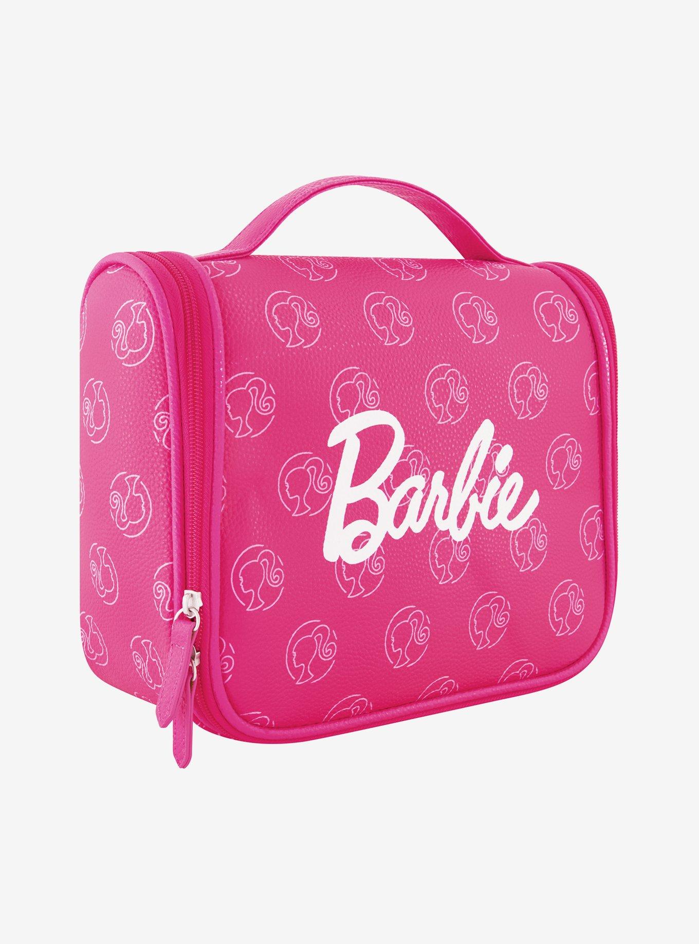 FUL Barbie All Over Logo Pattern Cosmetic Bag, , alternate