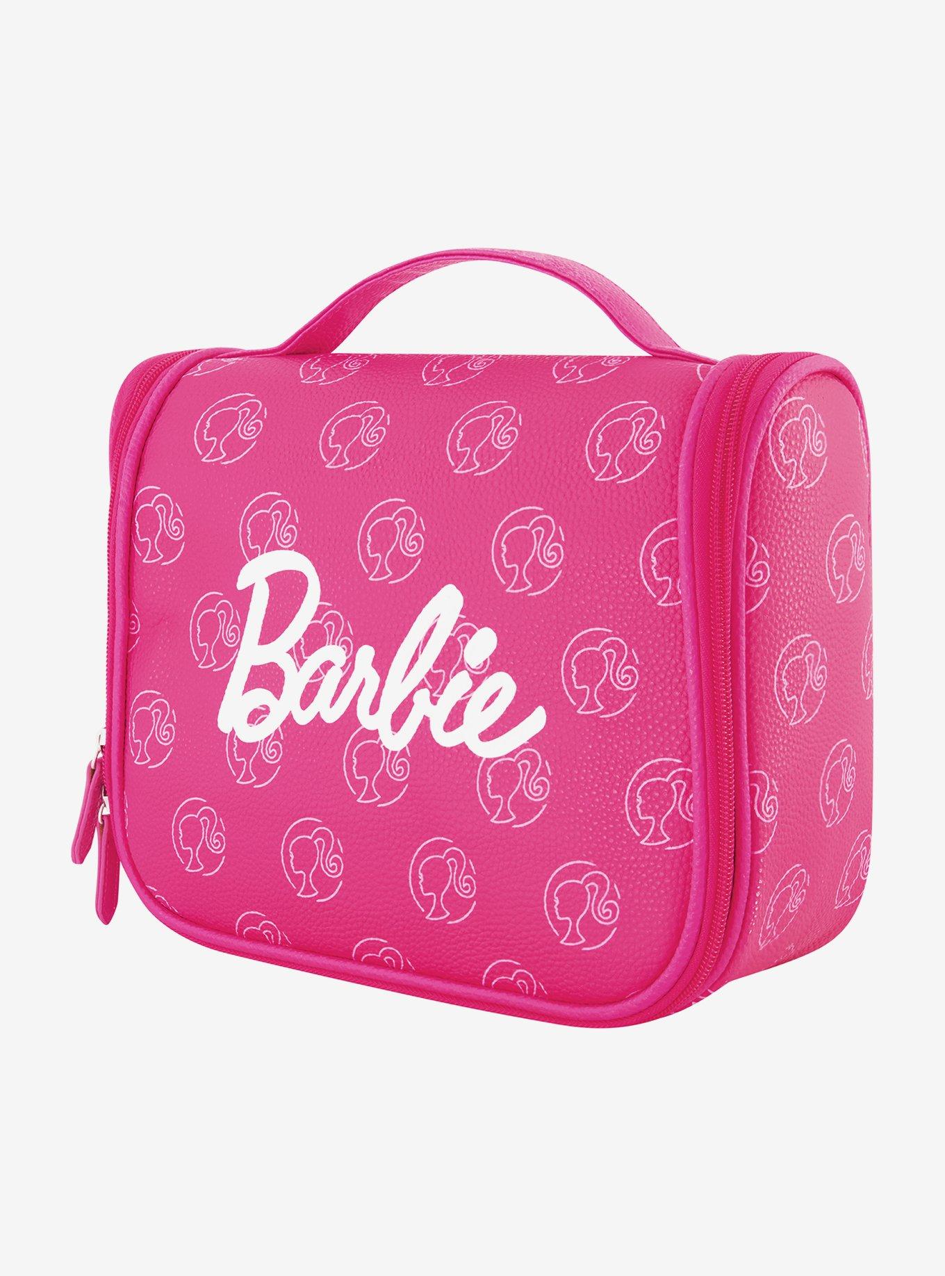 FUL Barbie All Over Logo Pattern Cosmetic Bag, , alternate