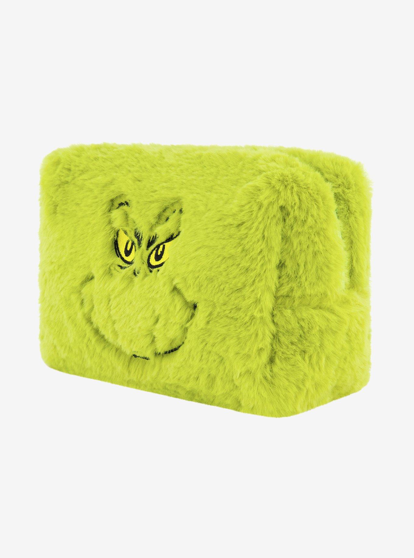 FUL The Grinch Face Plush Cosmetic Bag, , alternate