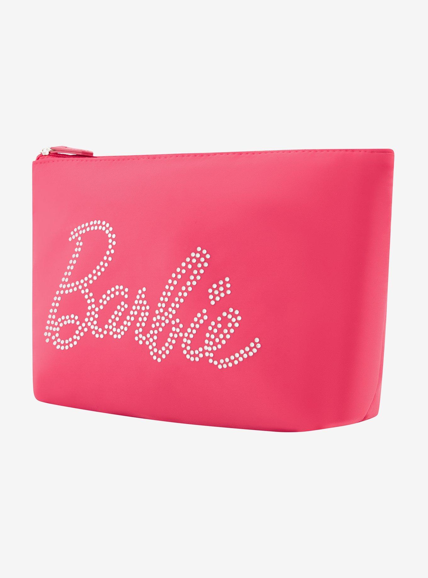 FUL Barbie Rhinestone Logo Cosmetic Bag, , alternate