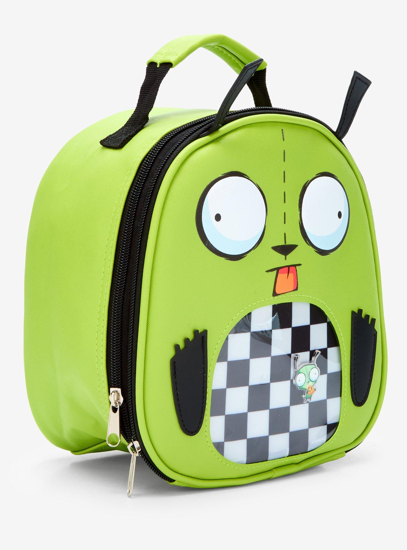 Invader Zim GIR Pin Collector Lunch Bag, , hi-res