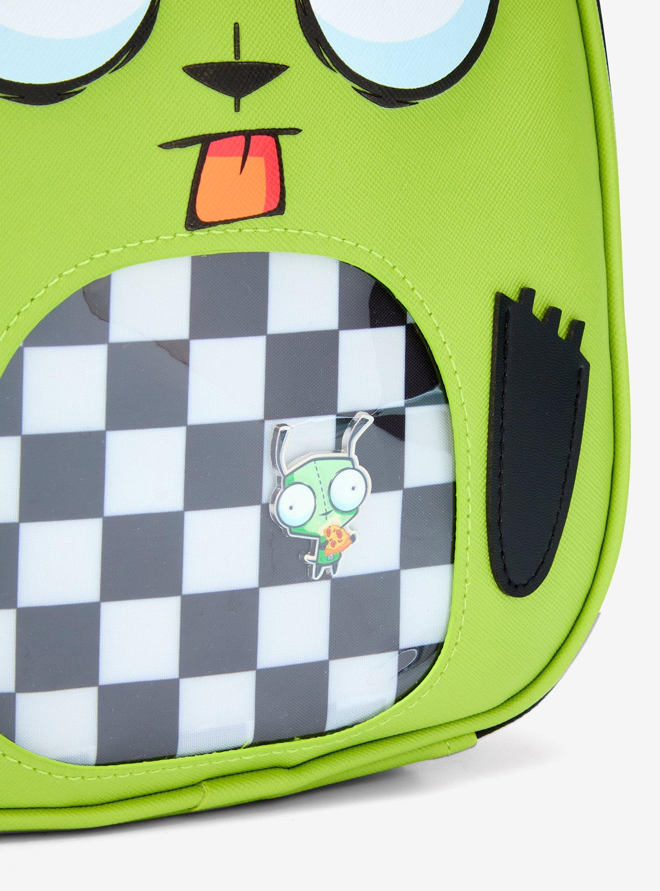 Invader Zim GIR Pin Collector Lunch Bag, , alternate