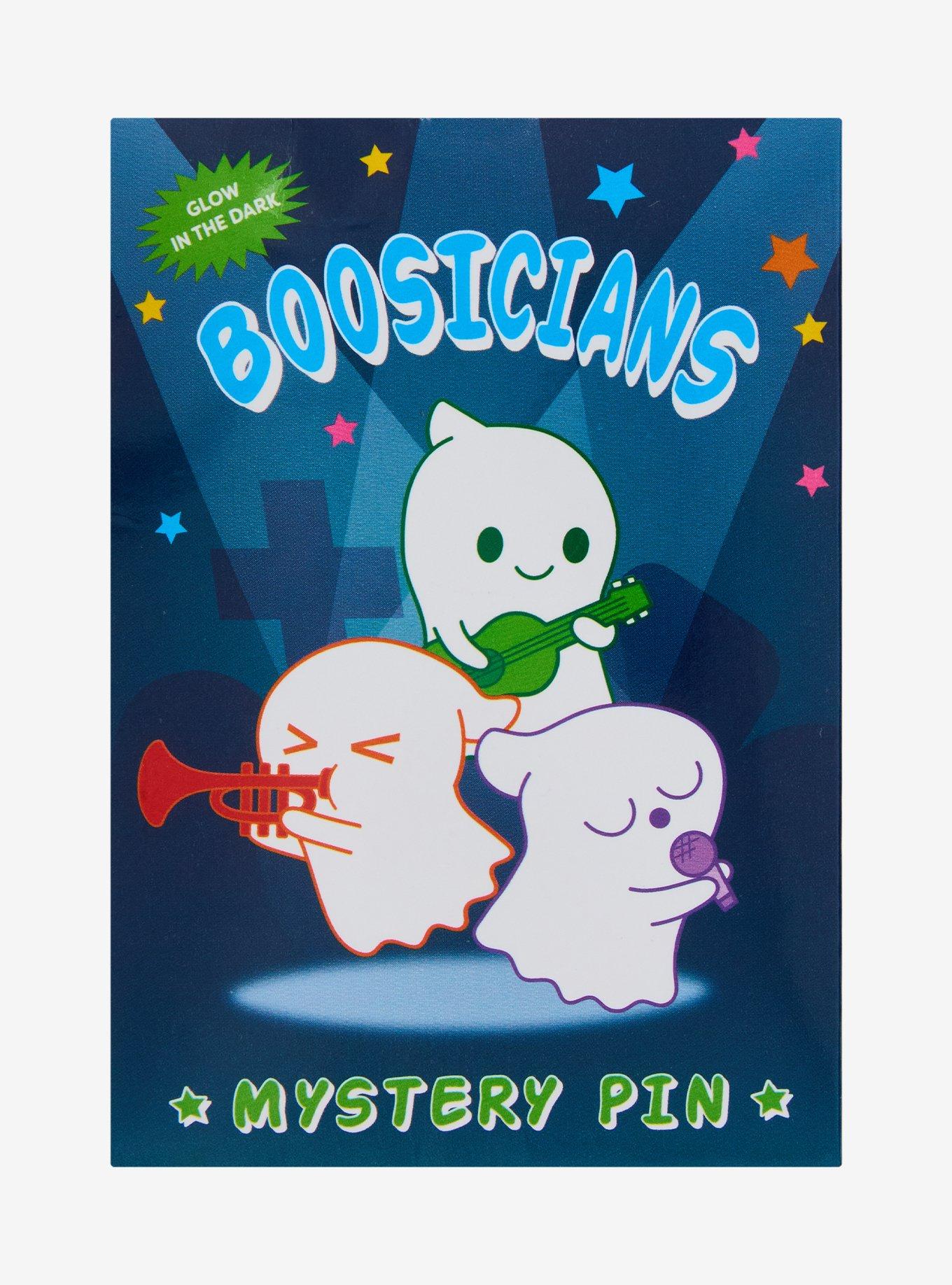 Boosicians Ghost Musician Glow-In-The-Dark Blind Box Enamel Pin, , alternate