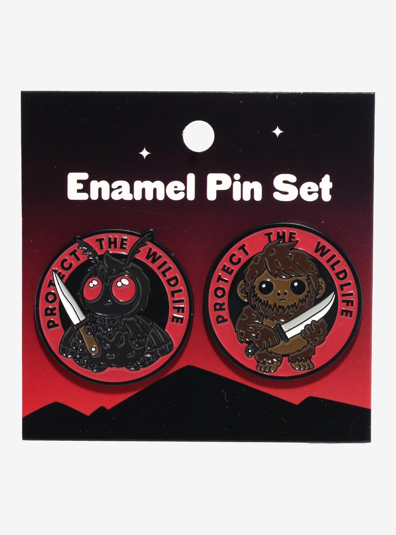 Protect The Wildlife Cryptids Enamel Pin Set, , hi-res