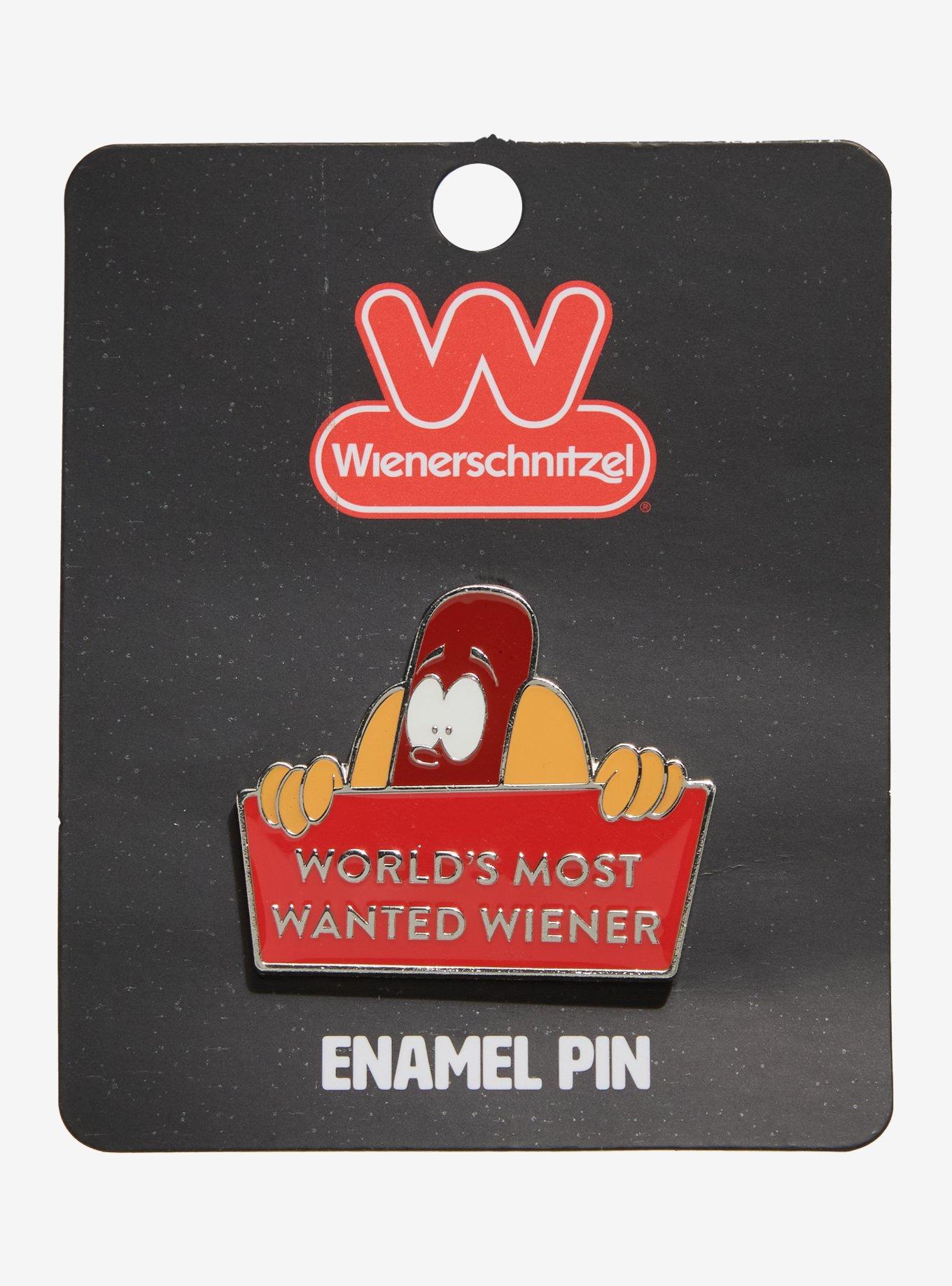 Wienerschnitzel World's Most Wanted Enamel Pin, , hi-res