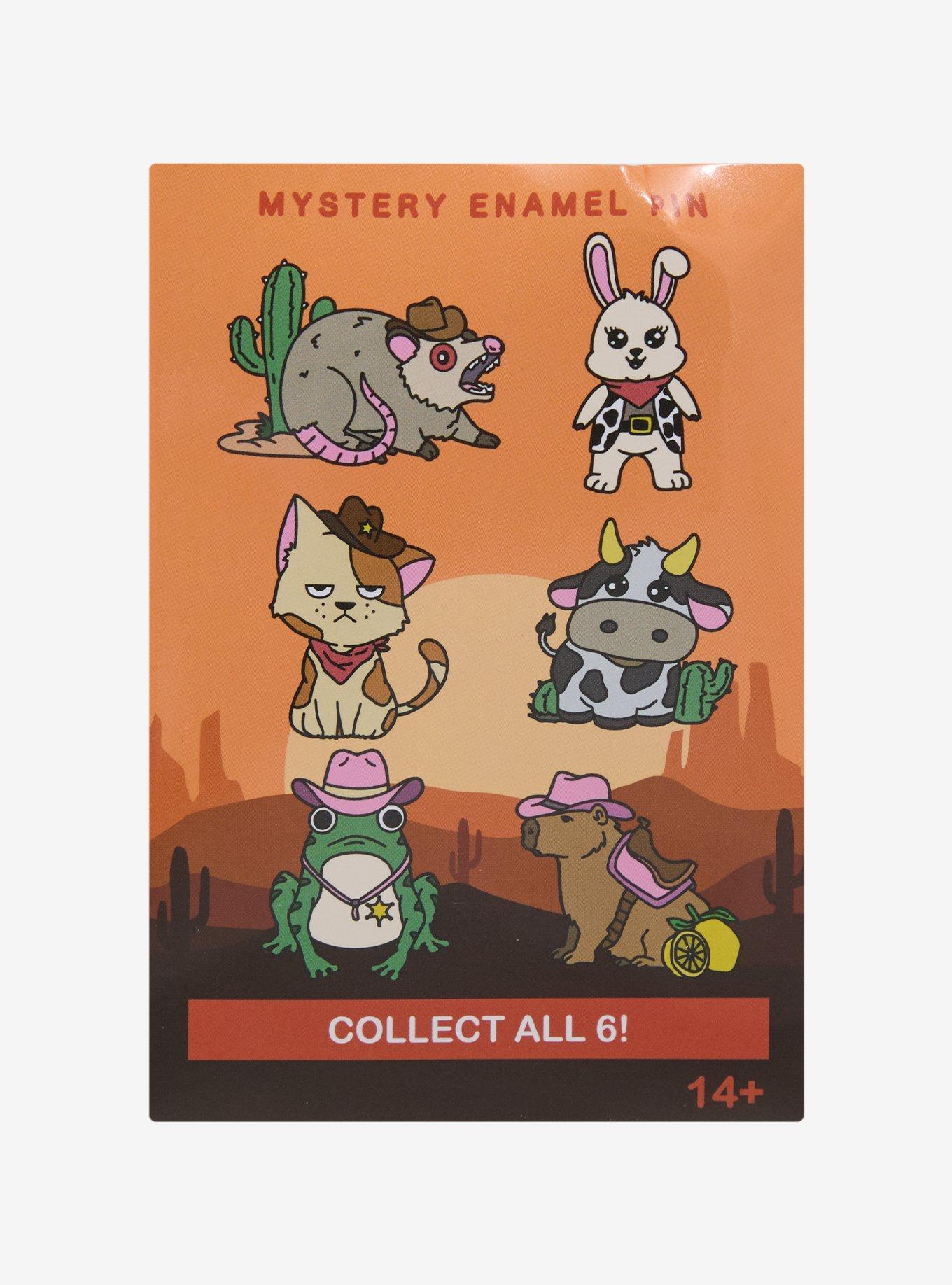 Wild West Critter Blind Box Enamel Pin, , hi-res