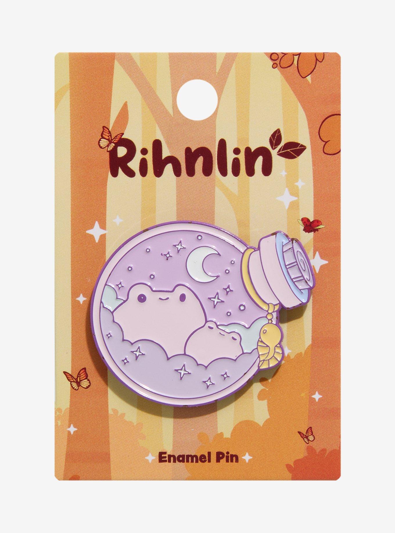 Frog Potion Bottle Enamel Pin By Rihnlin, , alternate