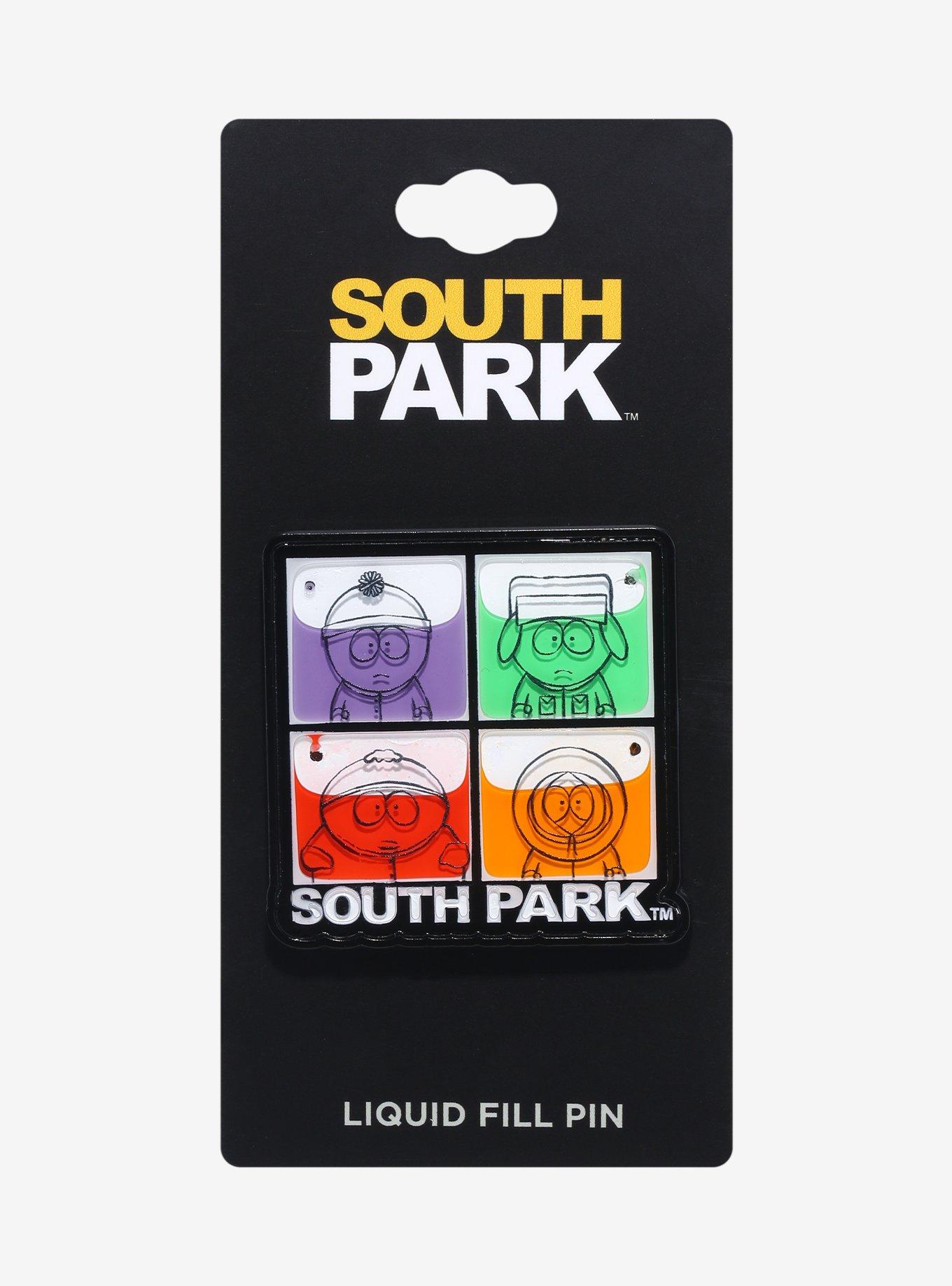 South Park Character Grid Liquid Enamel Pin, , hi-res