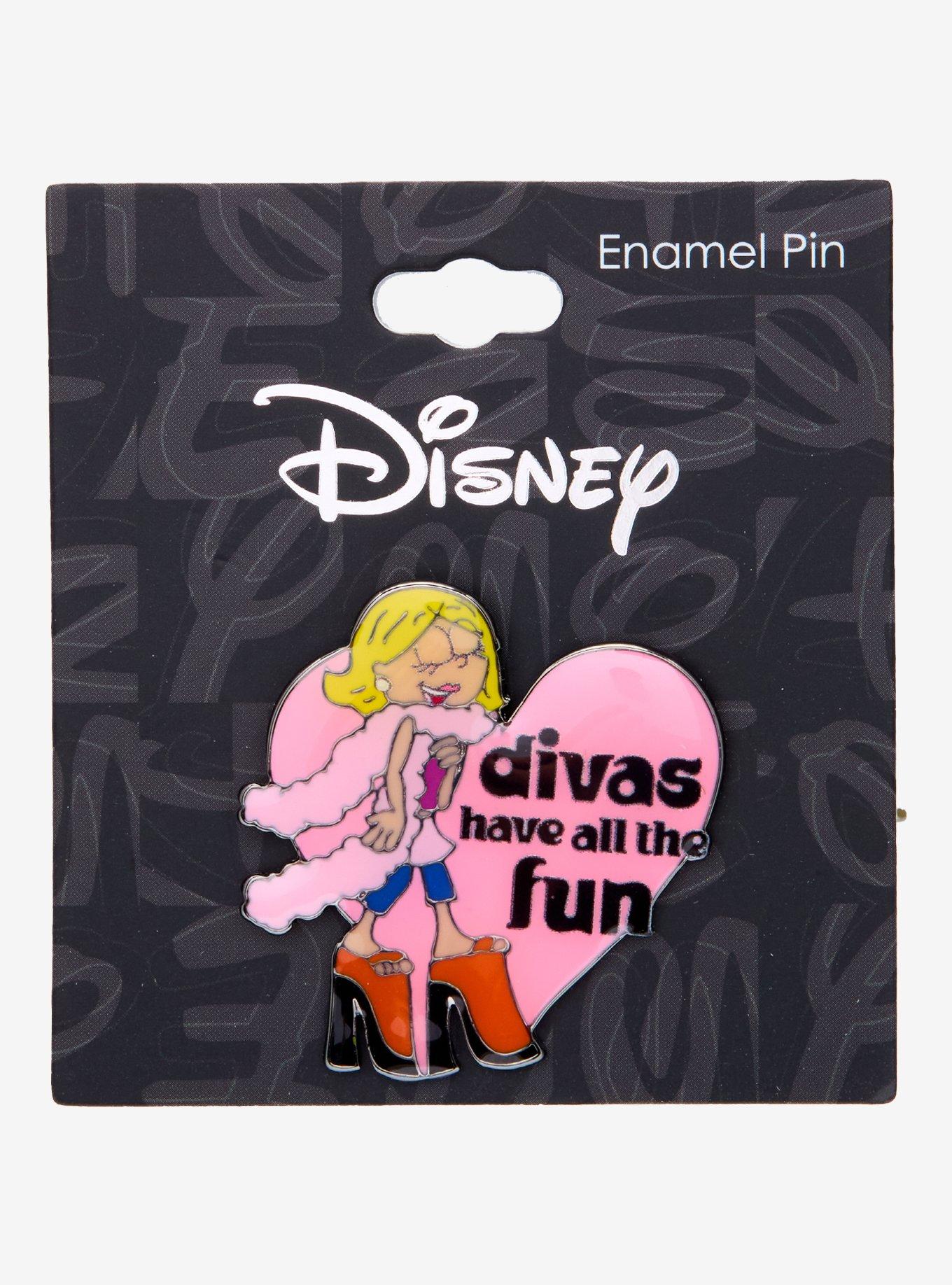 Disney Lizzie McGuire Divas Heart Enamel Pin, , hi-res